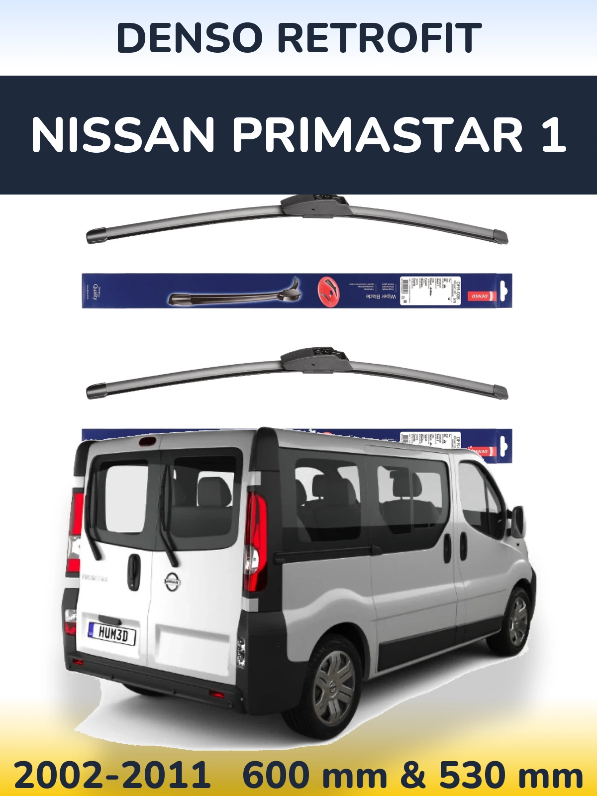Ștergătoare Denso Retrofit pentru Nissan Primastar 1