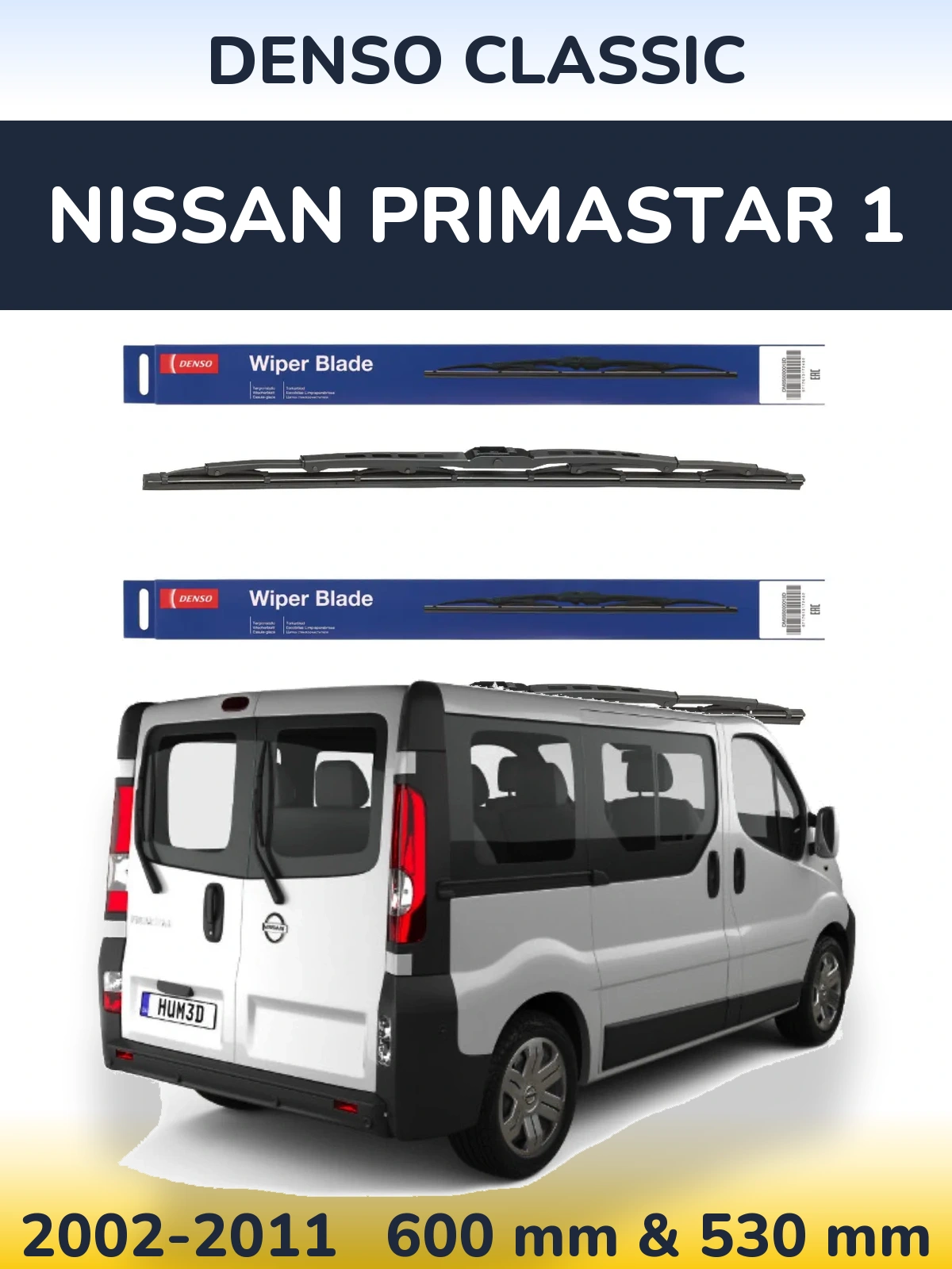 Ștergătoare Denso Classic pentru Nissan Primastar 1