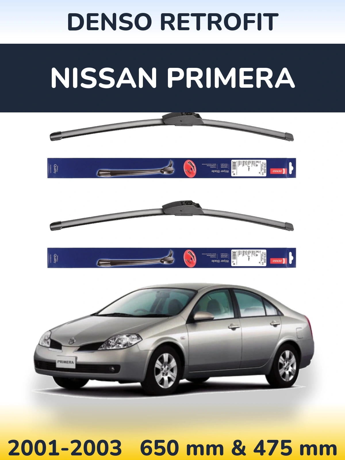 Ștergătoare Denso Retrofit pentru Nissan Primera