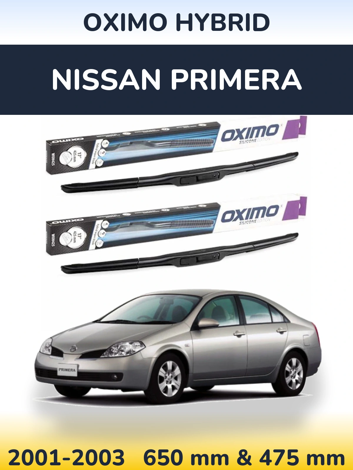 Ștergătoare Oximo Hybrid pentru Nissan Primera