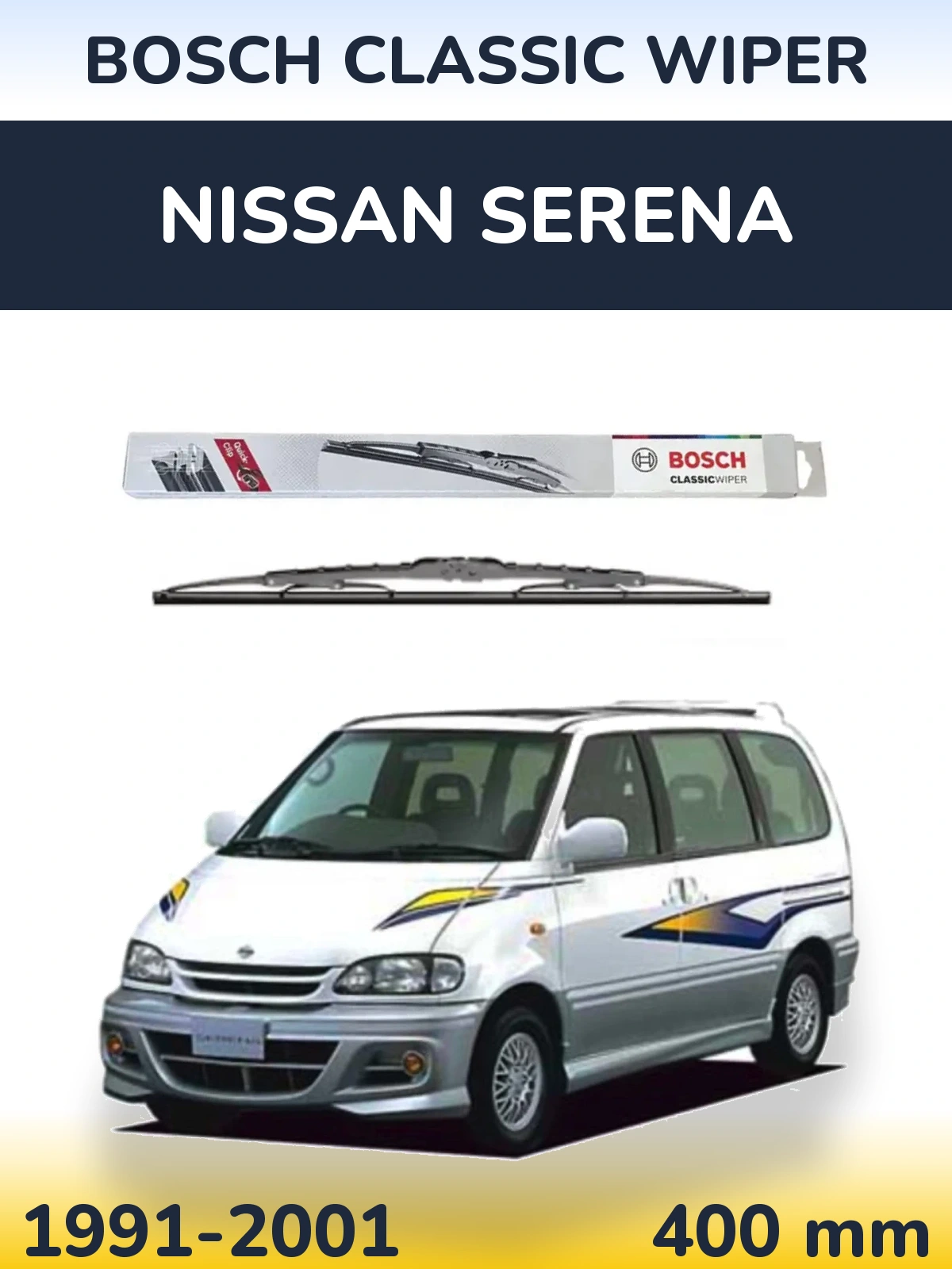 Ștergătoare BOSCH Classic Wiper pentru Nissan Serena
