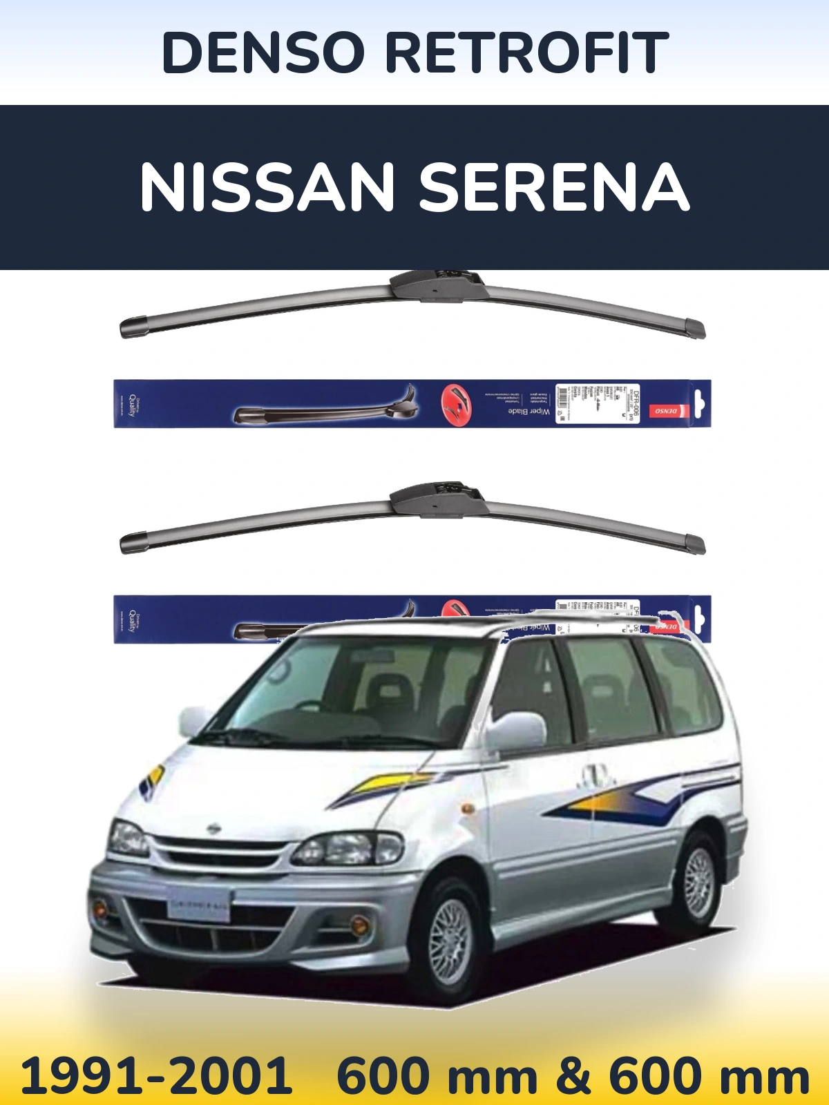 Ștergătoare Denso Retrofit pentru Nissan Serena