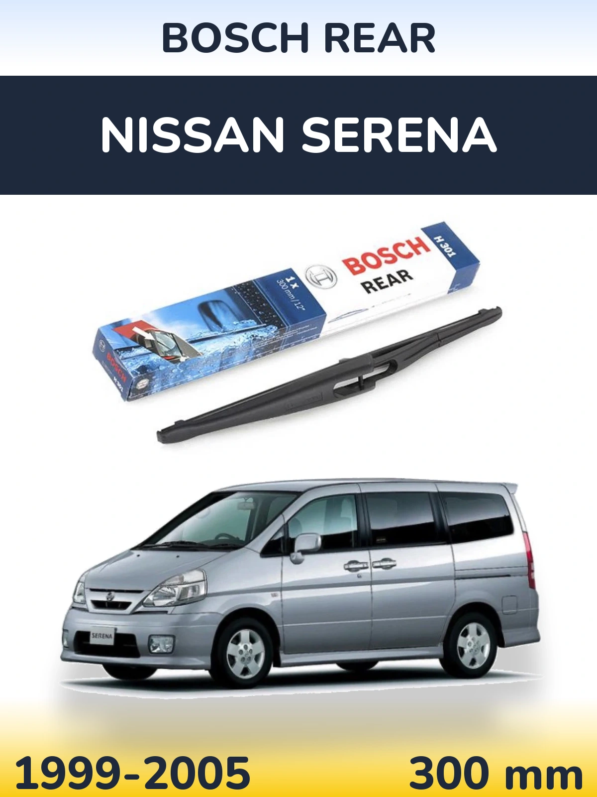 Ștergătoare BOSCH Rear pentru Nissan Serena