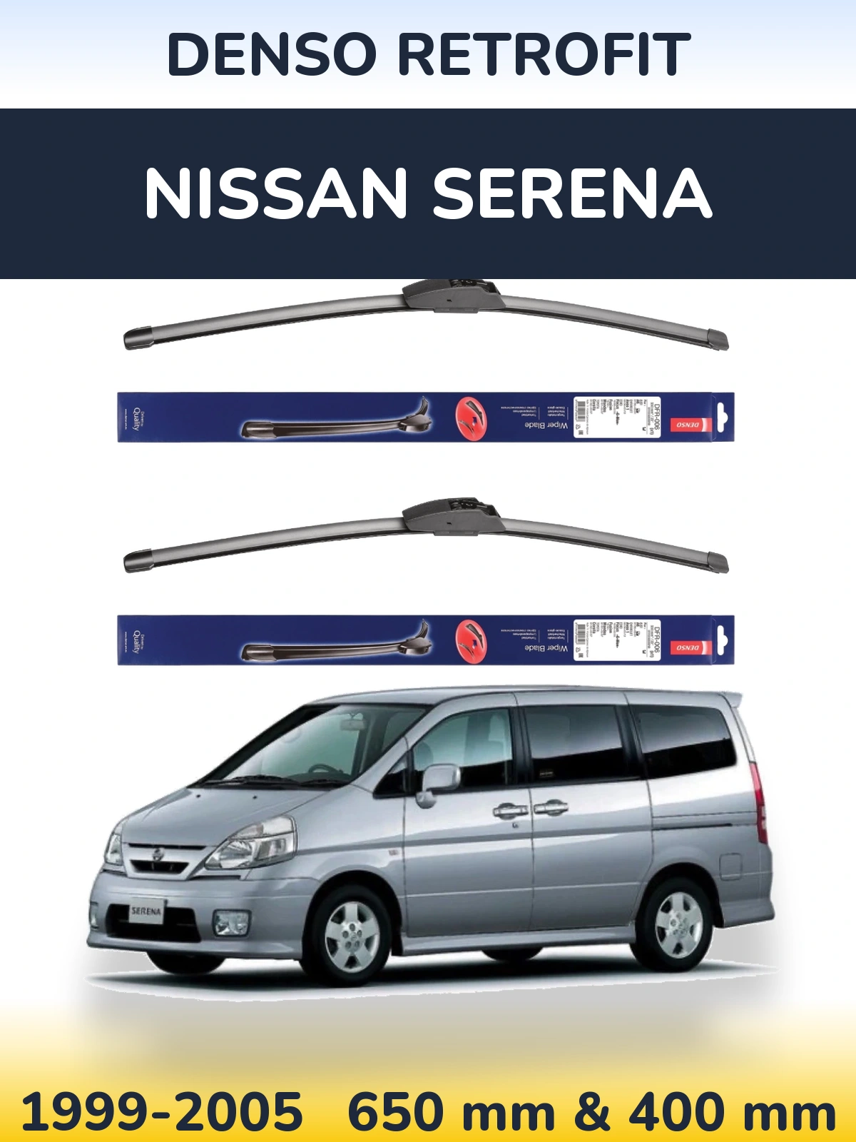 Ștergătoare Denso Retrofit pentru Nissan Serena