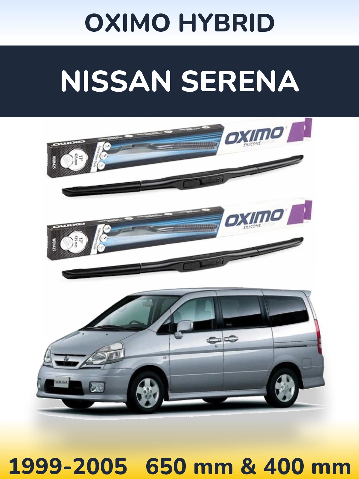 Ștergătoare Oximo Hybrid pentru Nissan Serena
