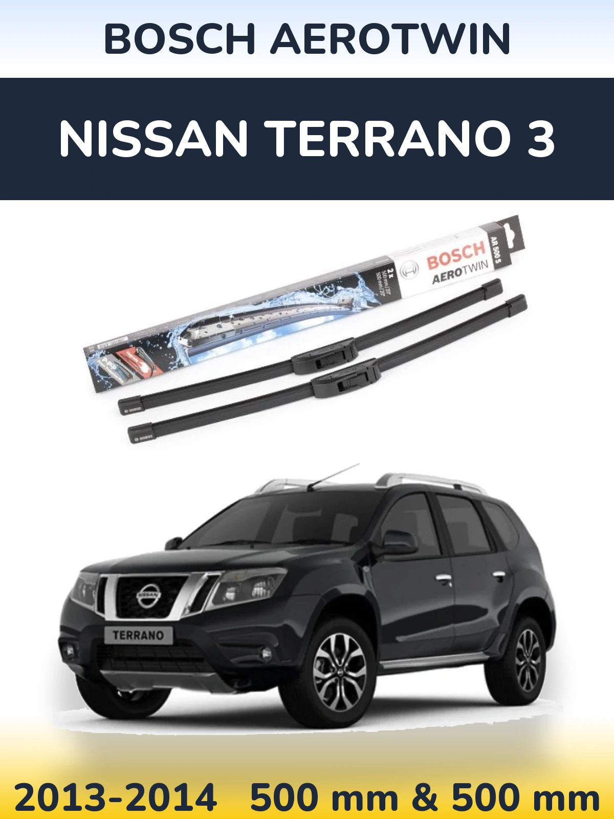 Ștergătoare BOSCH AeroTwin pentru Nissan Terrano 3