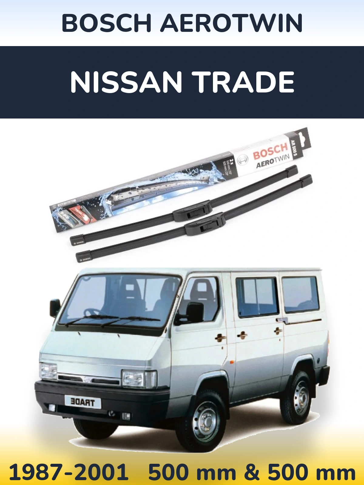 Ștergătoare BOSCH AeroTwin pentru Nissan Trade