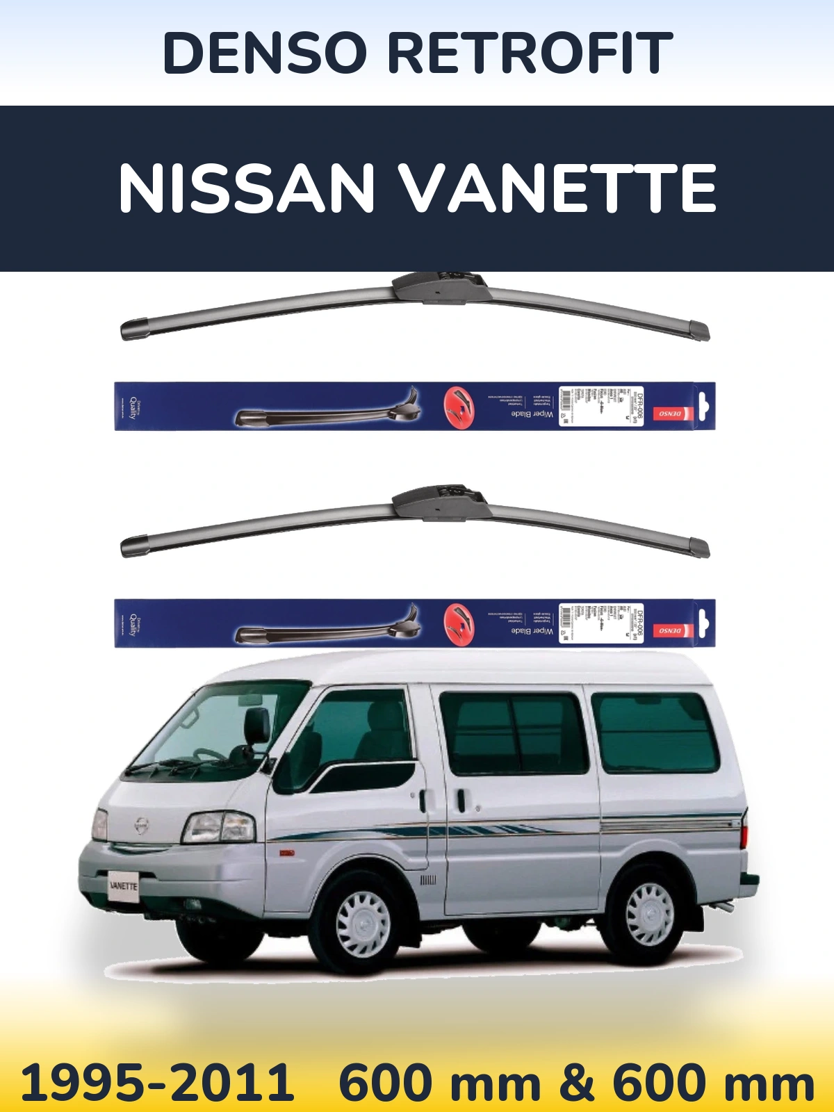 Ștergătoare Denso Retrofit pentru Nissan Vanette