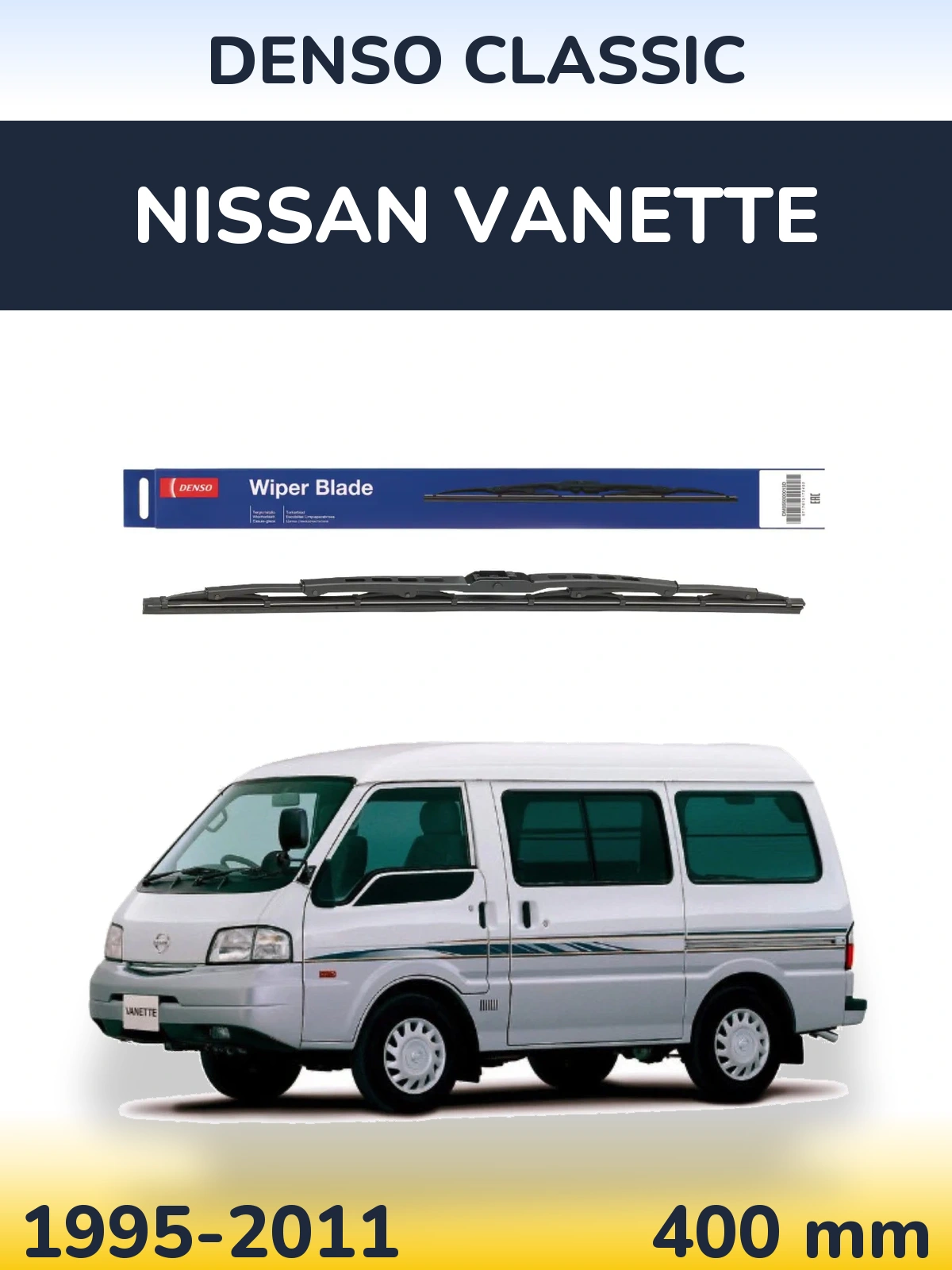 Ștergătoare Denso Classic pentru Nissan Vanette