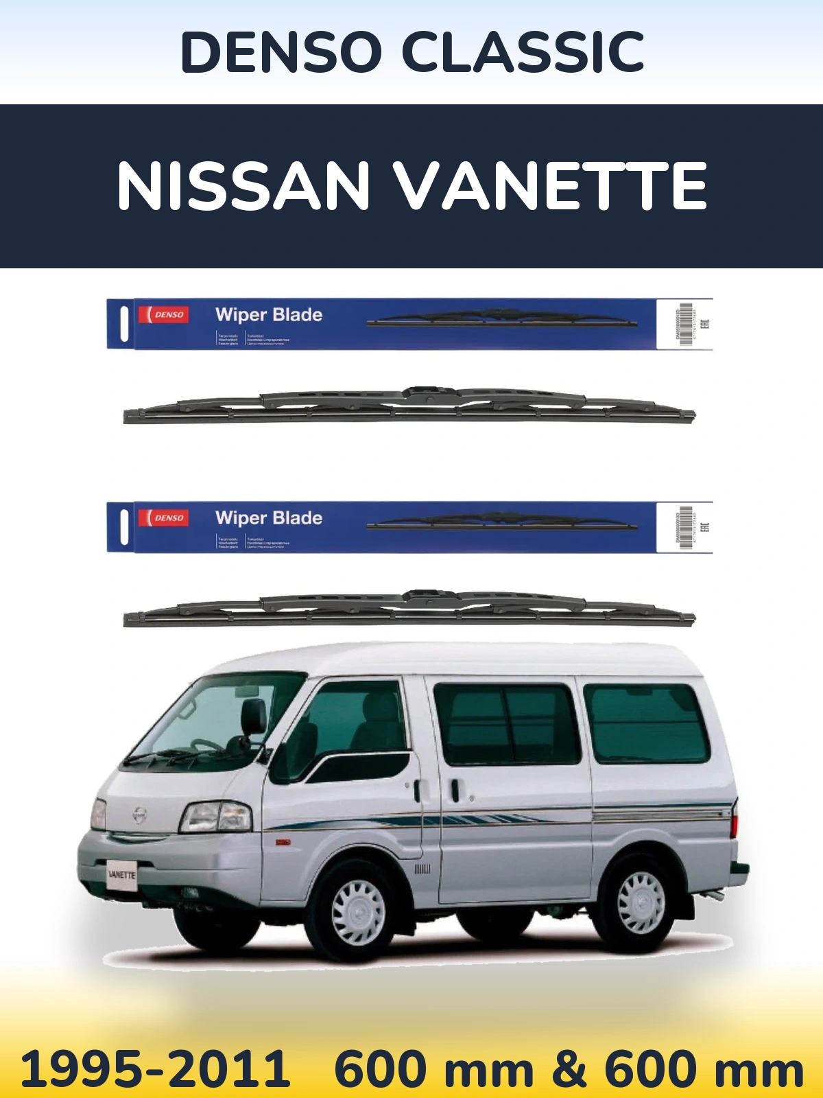 Ștergătoare Denso Classic pentru Nissan Vanette