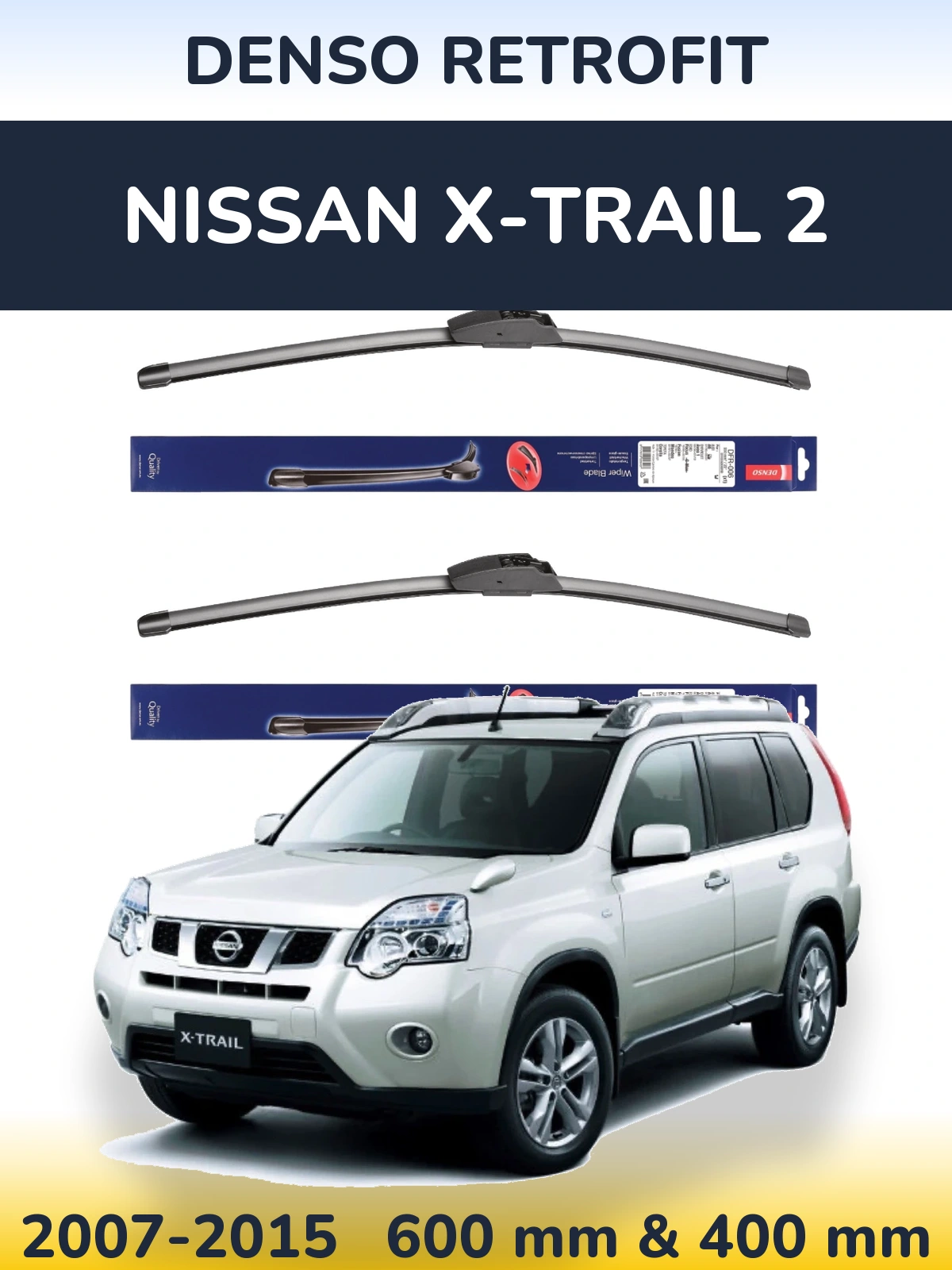 Ștergătoare Denso Retrofit pentru Nissan X-Trail 2