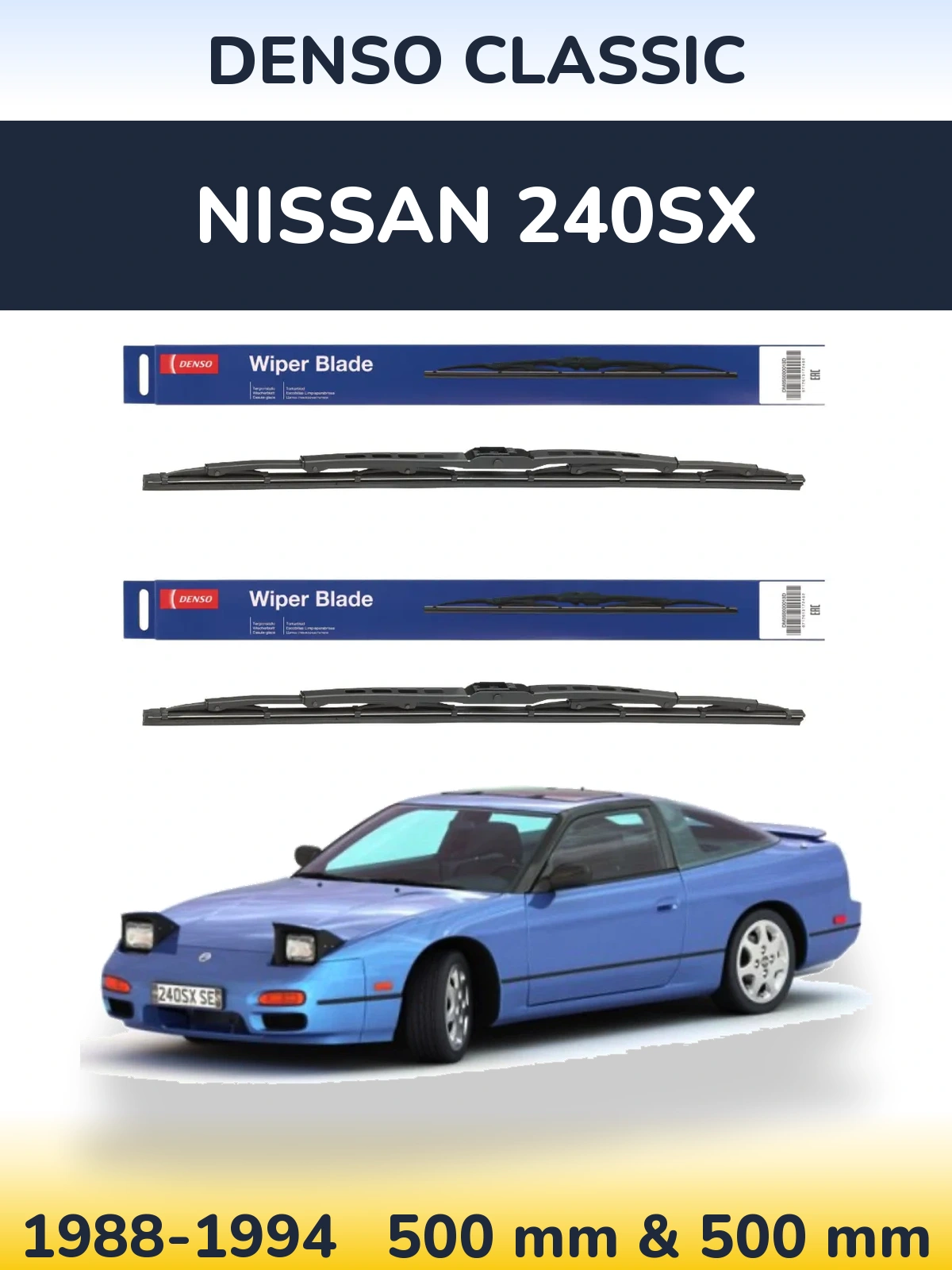 Ștergătoare Denso Classic pentru Nissan 240SX