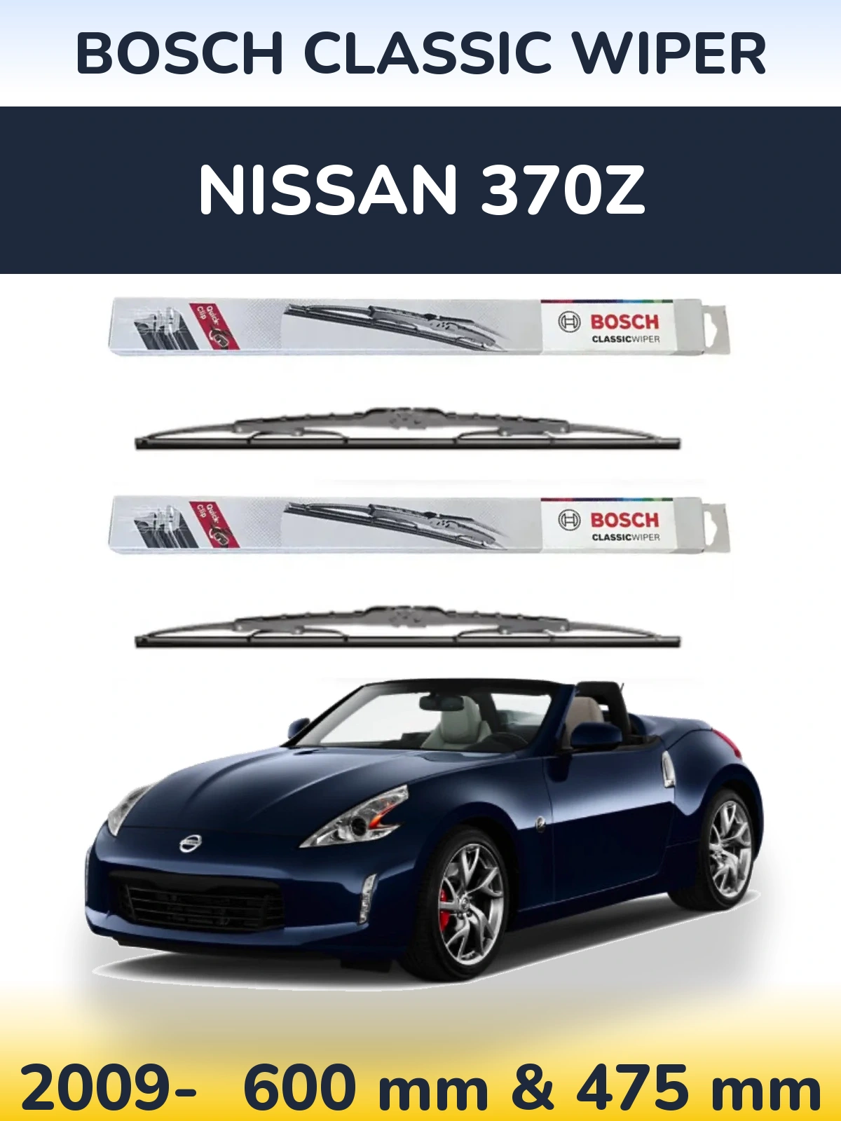 Ștergătoare BOSCH Classic Wiper pentru Nissan 370Z