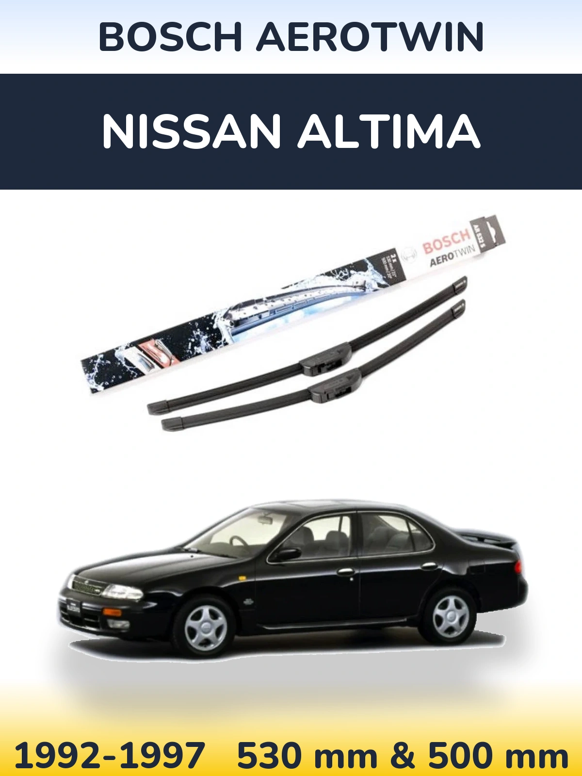 Ștergătoare BOSCH AeroTwin pentru Nissan Altima