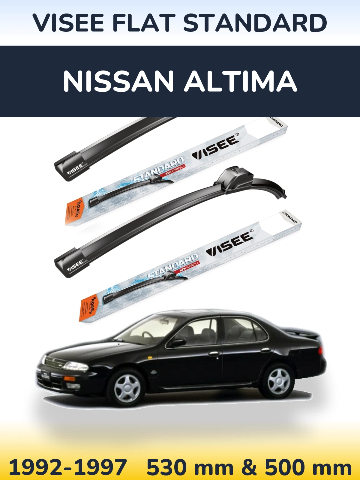Ștergătoare VISEE FLAT STANDARD pentru Nissan Altima