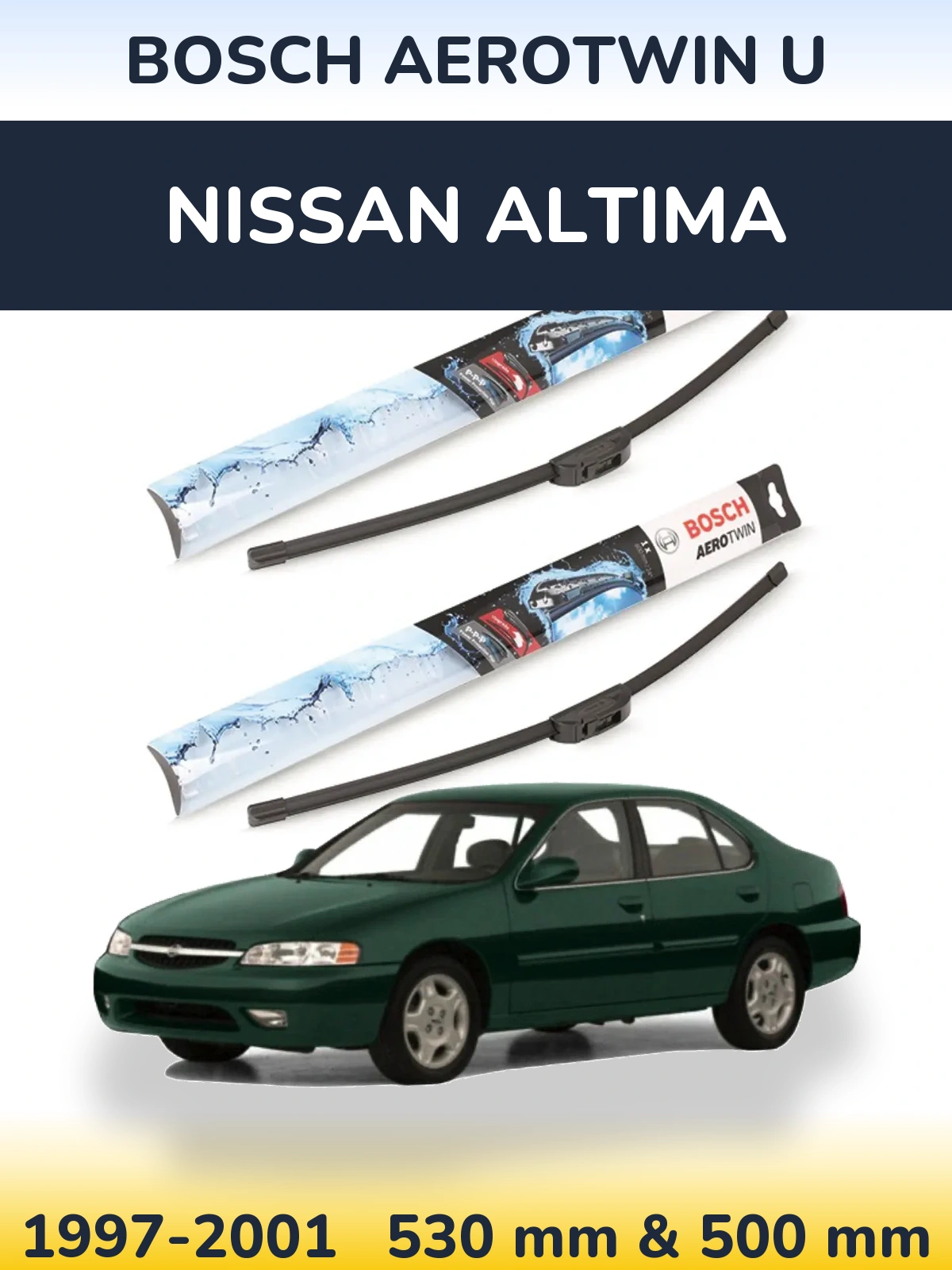 Ștergătoare BOSCH AeroTwin U pentru Nissan Altima