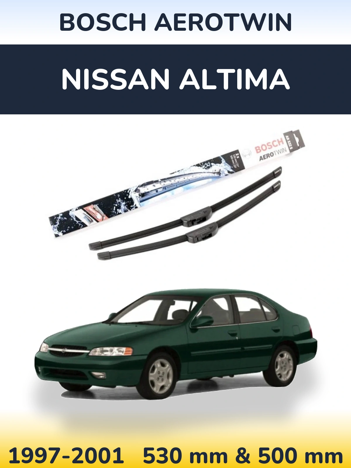 Ștergătoare BOSCH AeroTwin pentru Nissan Altima