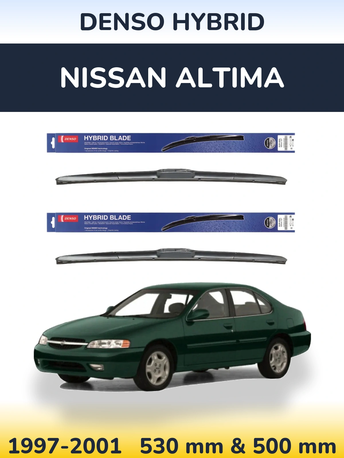 Ștergătoare Denso Hybrid pentru Nissan Altima