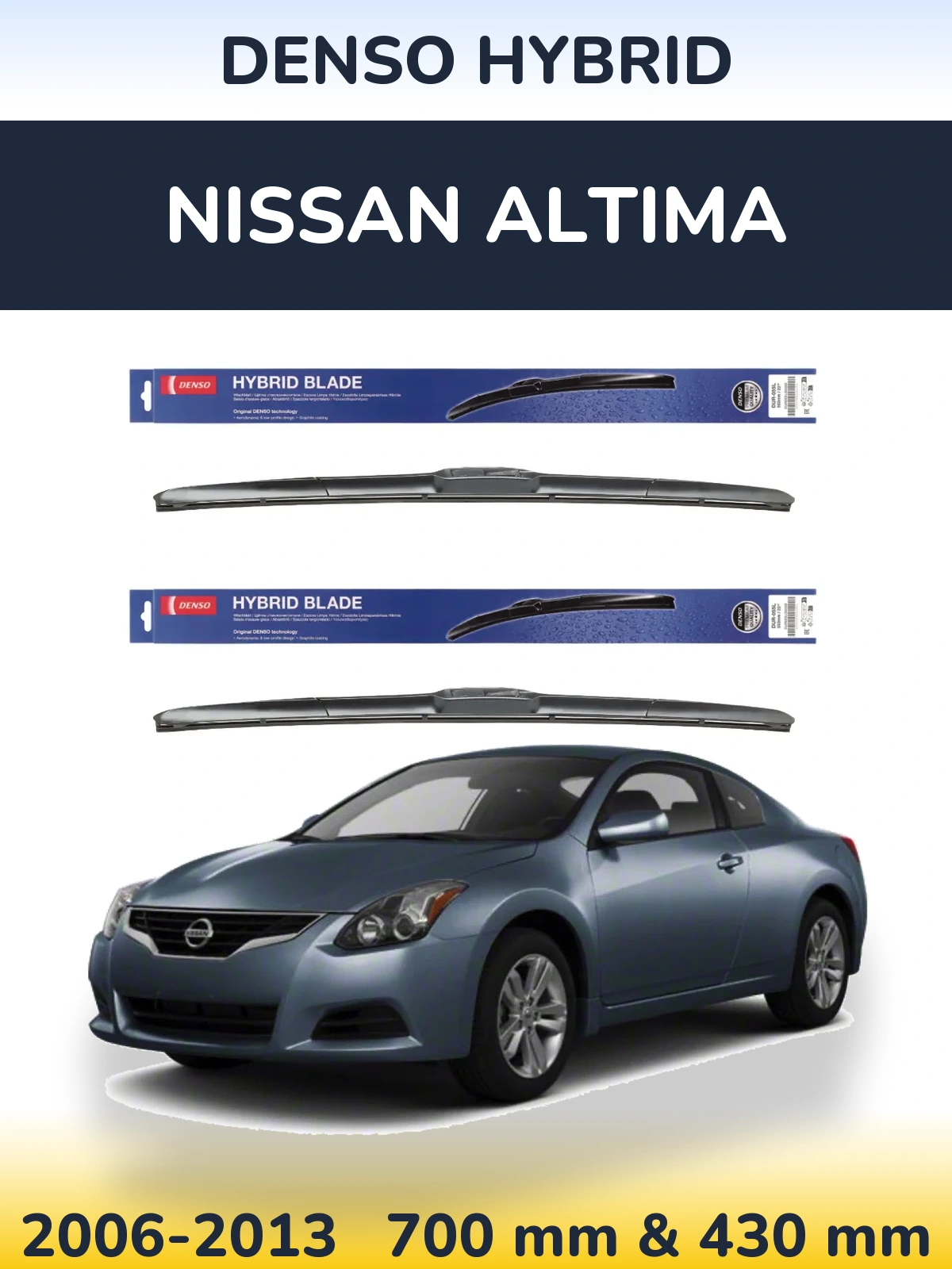 Ștergătoare Denso Hybrid pentru Nissan Altima