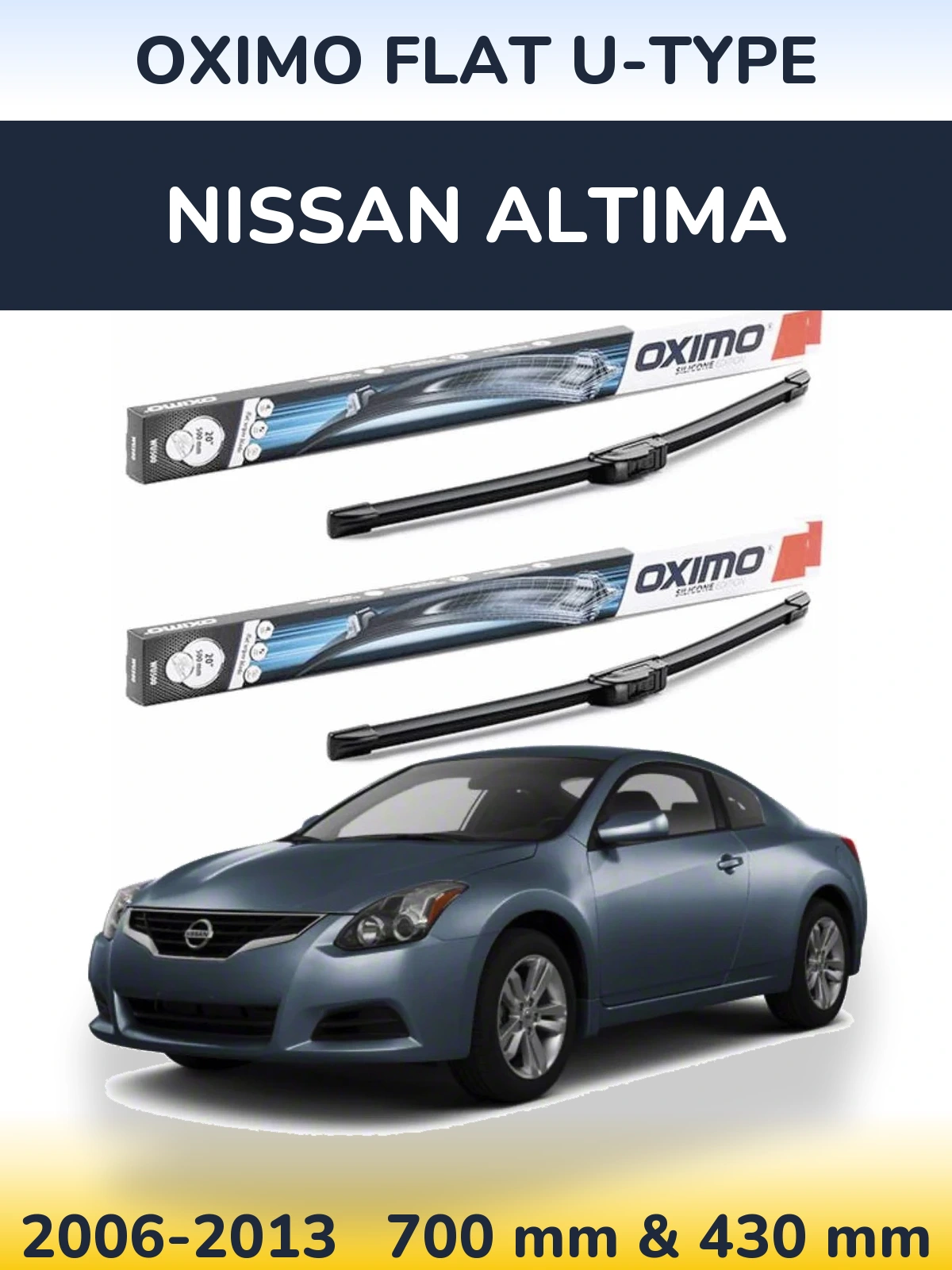 Ștergătoare Oximo Flat U-type pentru Nissan Altima