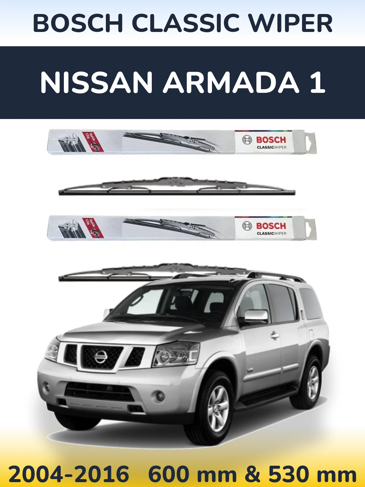 Ștergătoare BOSCH Classic Wiper pentru Nissan Armada 1