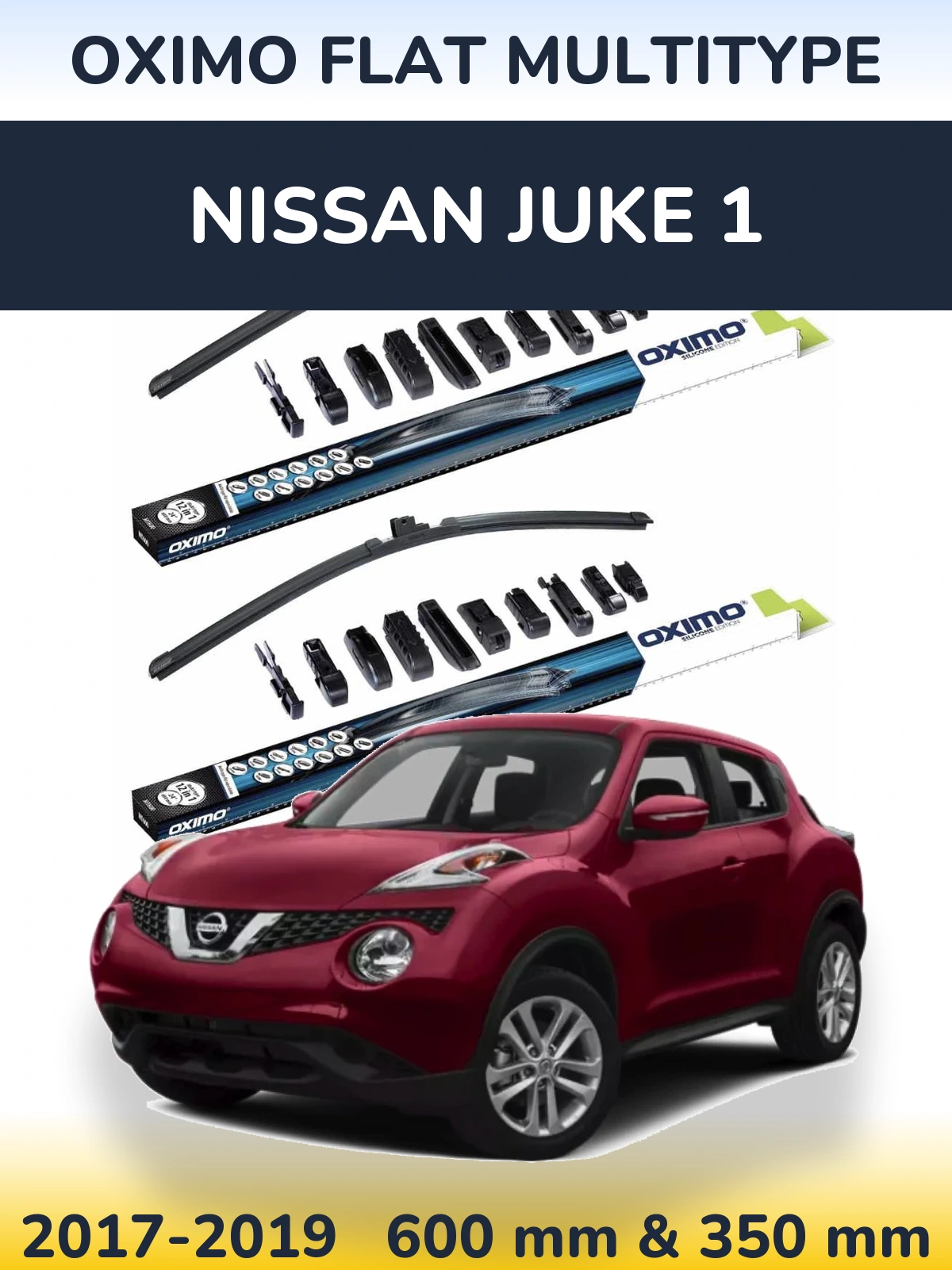 Ștergătoare Oximo Flat MultiTipe pentru Nissan Juke 1
