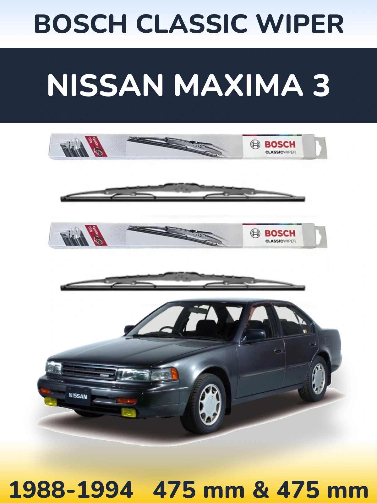 Ștergătoare BOSCH Classic Wiper pentru Nissan Maxima 3