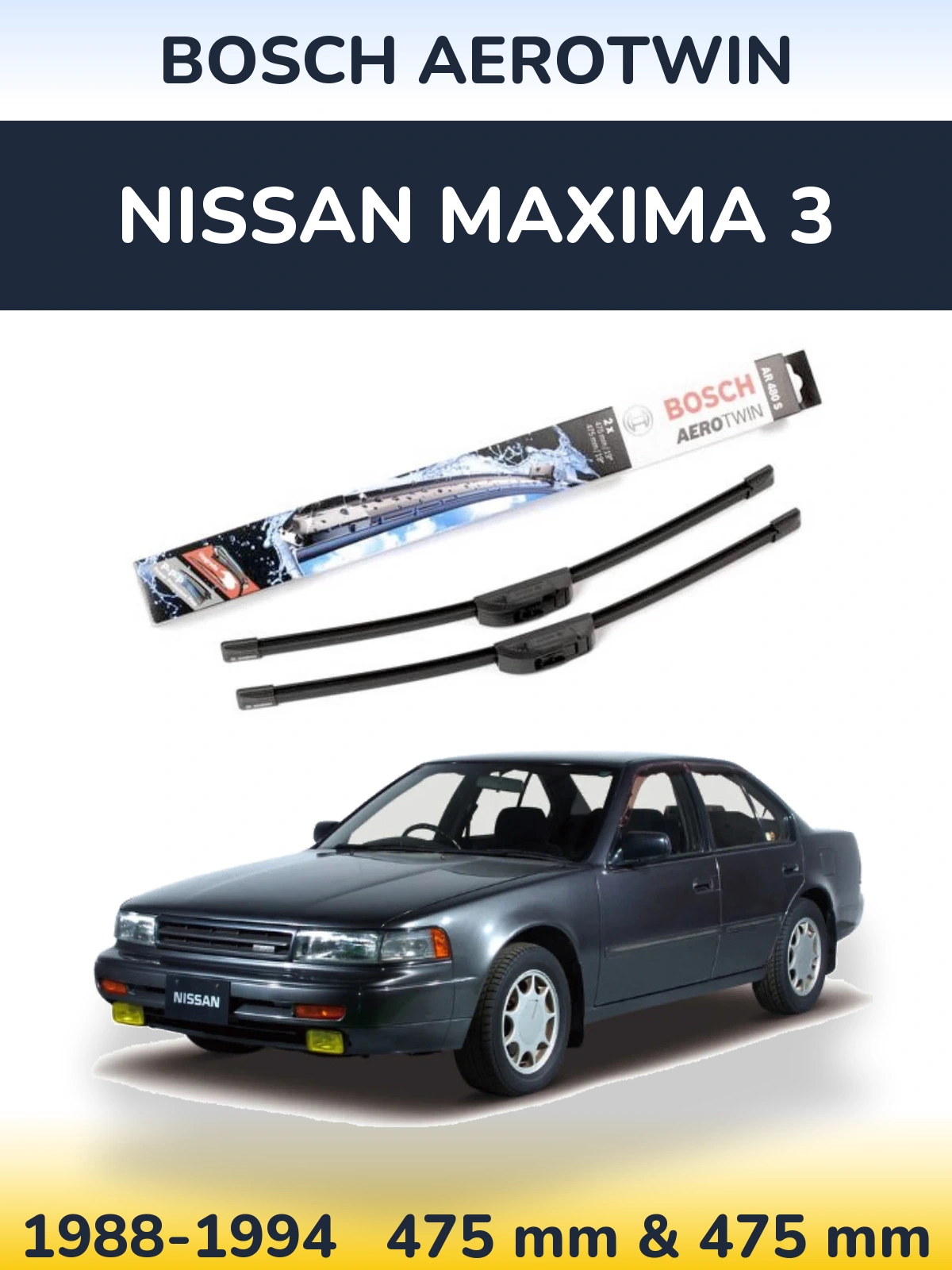 Ștergătoare BOSCH AeroTwin pentru Nissan Maxima 3