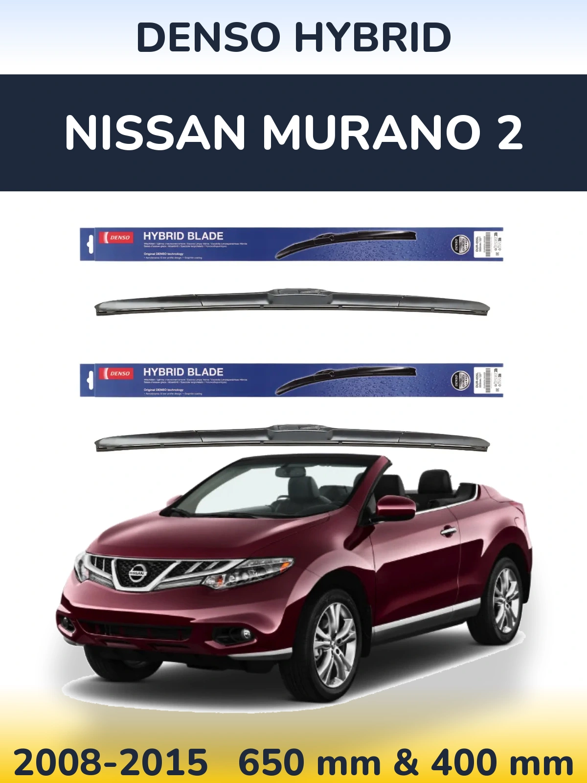Ștergătoare Denso Hybrid pentru Nissan Murano 2
