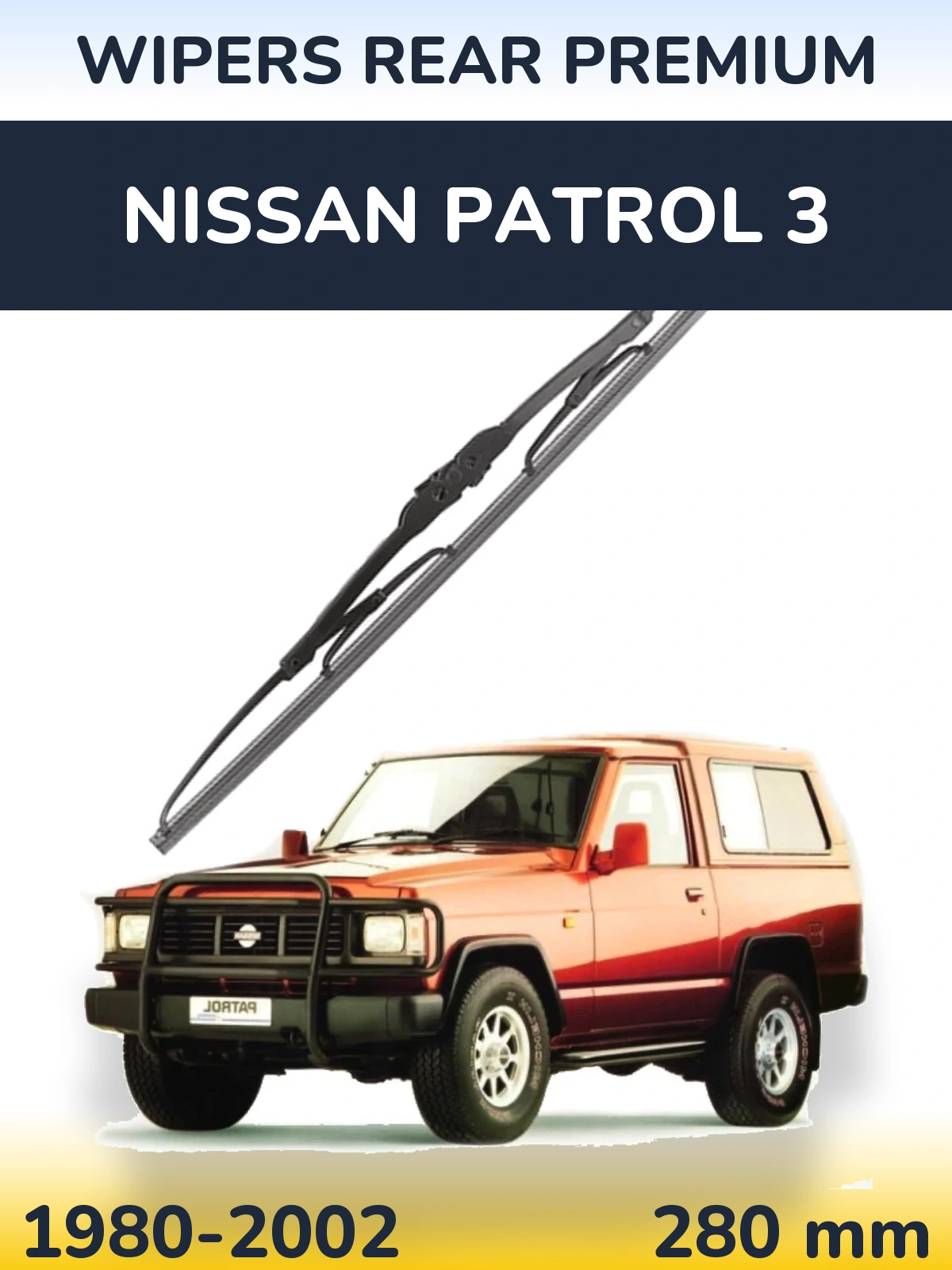 Ștergătoare WIPERS REAR PREMIUM pentru Nissan Patrol 3