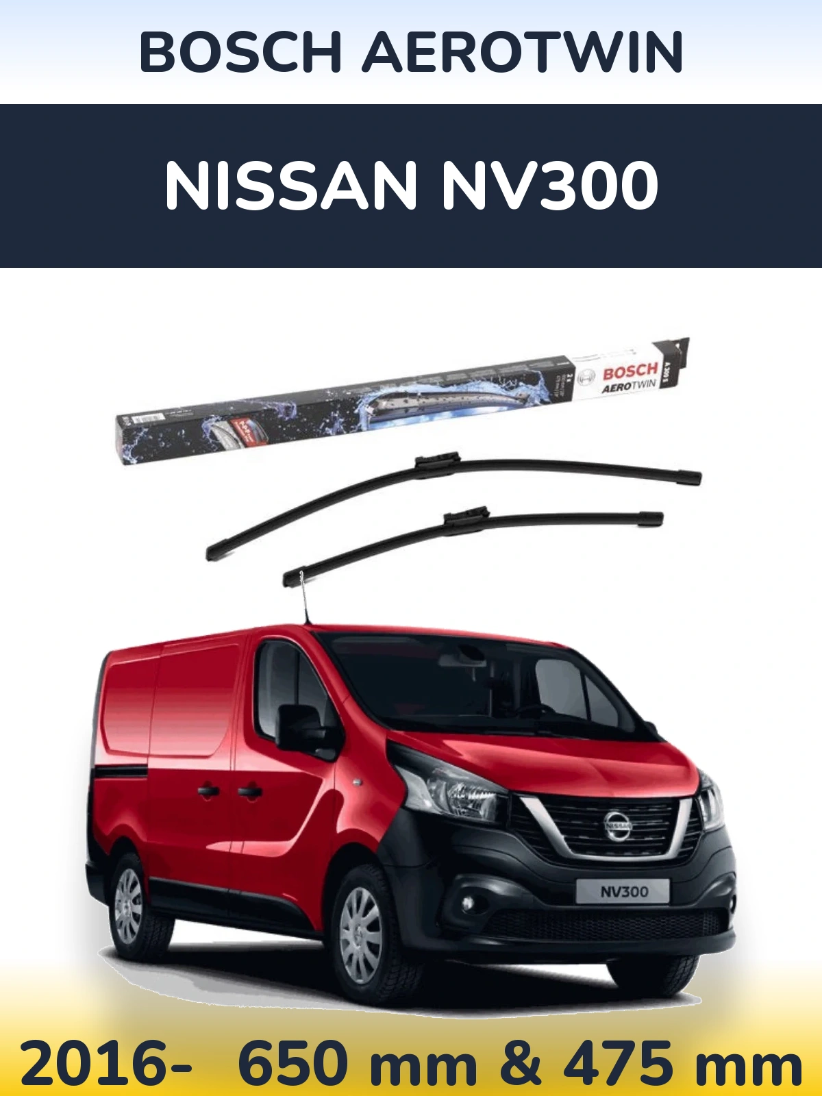 Ștergătoare BOSCH AeroTwin pentru Nissan NV300