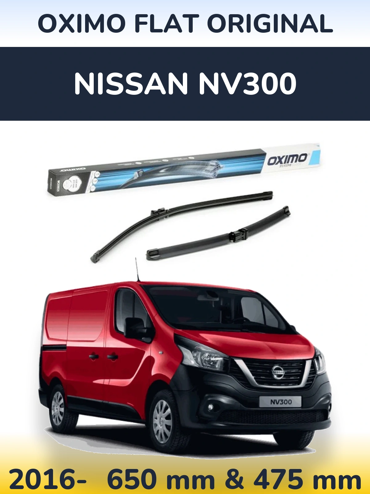 Ștergătoare Oximo Flat Original pentru Nissan NV300
