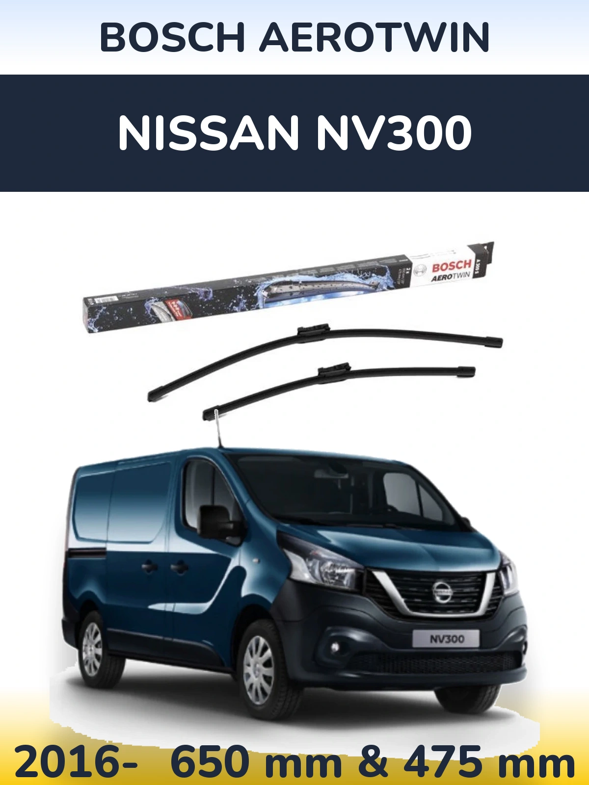 Ștergătoare BOSCH AeroTwin pentru Nissan NV300