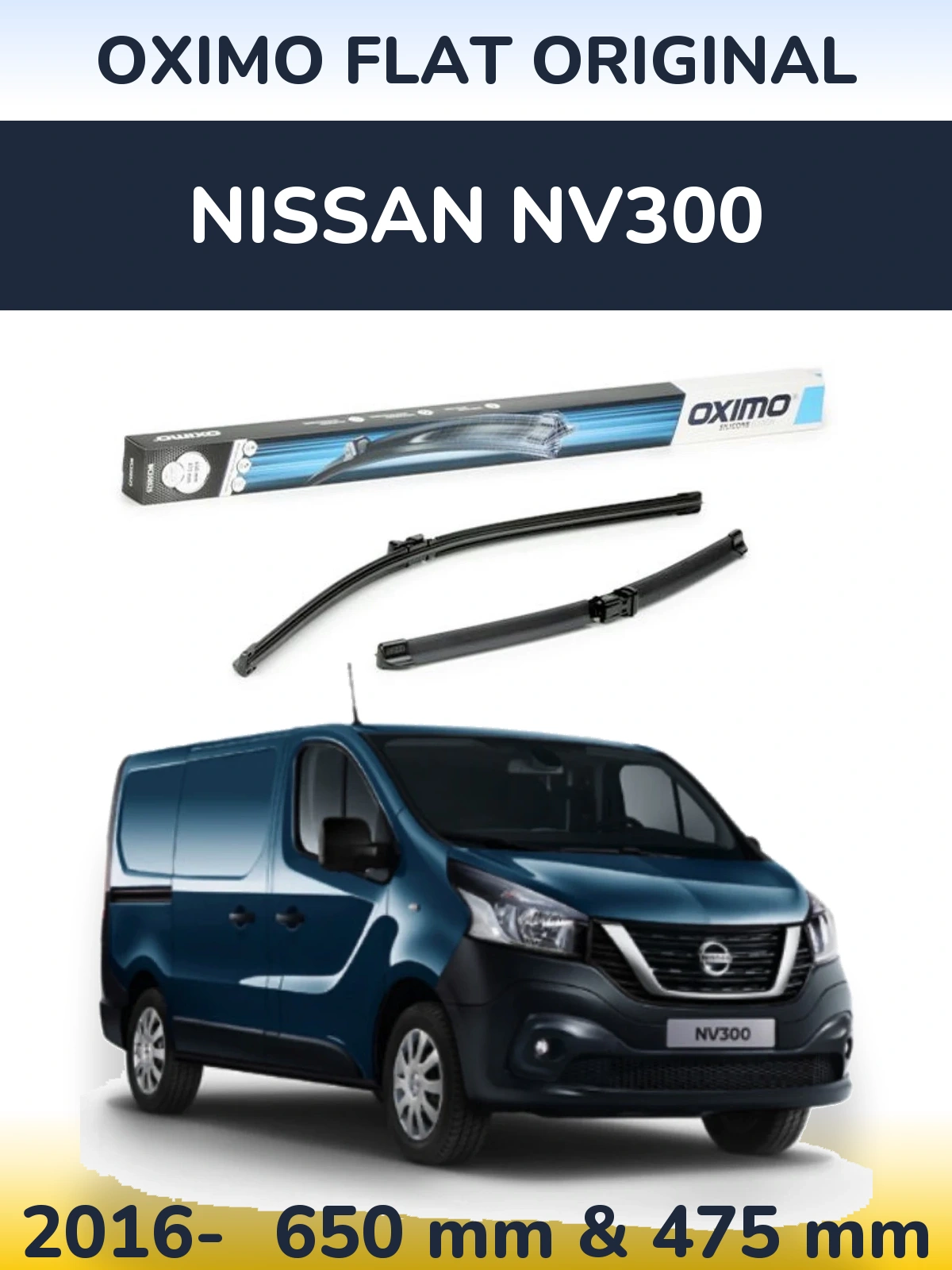 Ștergătoare Oximo Flat Original pentru Nissan NV300