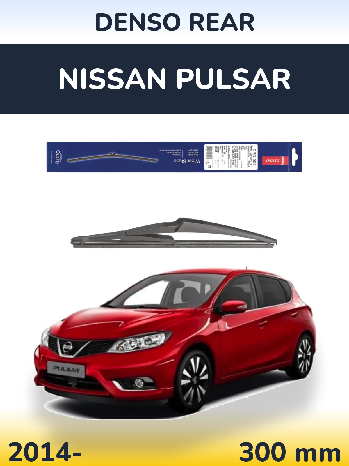 Ștergătoare Denso Rear pentru Nissan Pulsar