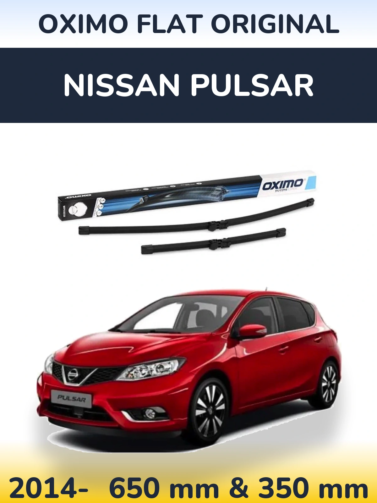 Ștergătoare Oximo Flat Original pentru Nissan Pulsar