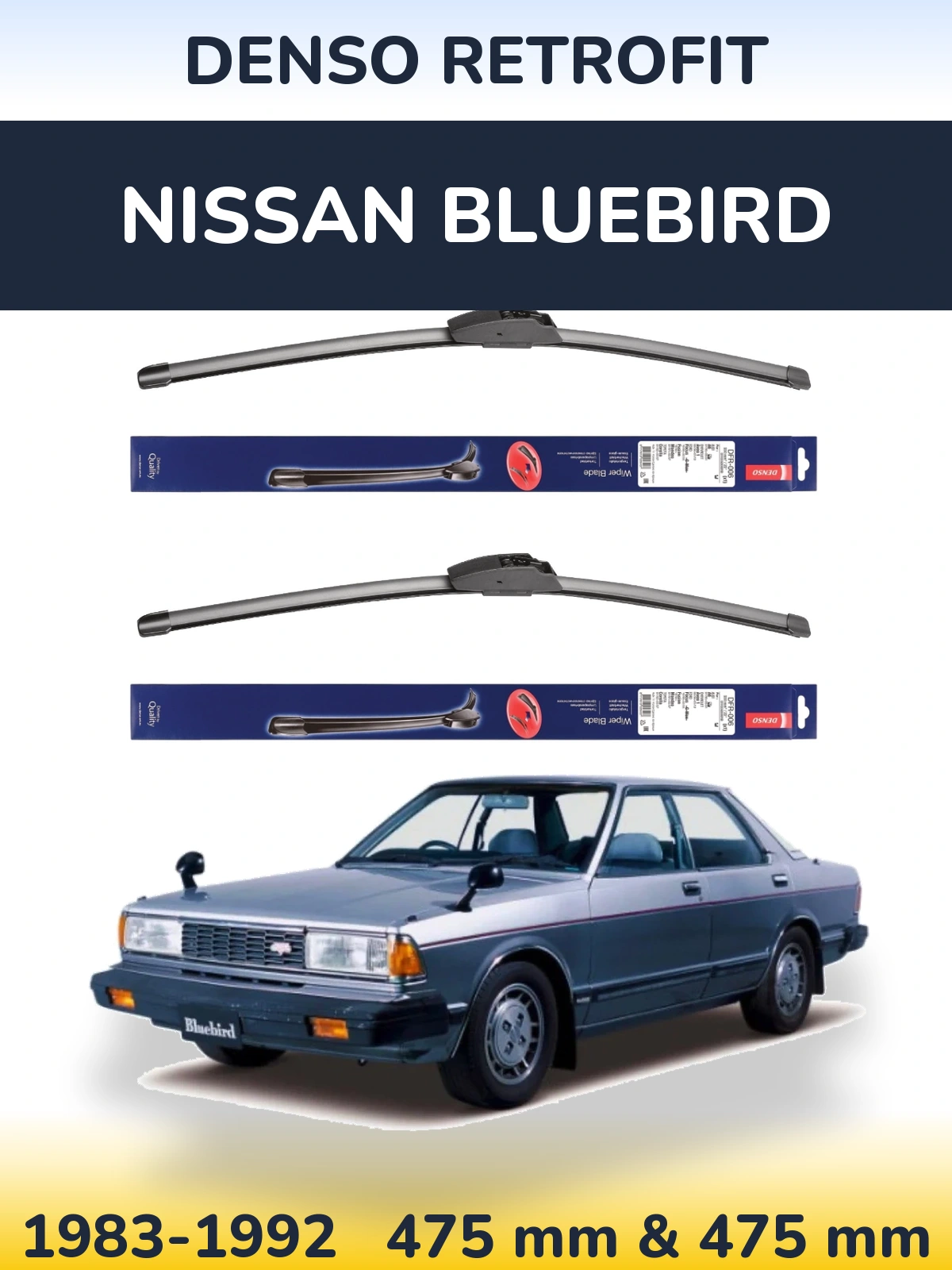 Ștergătoare Denso Retrofit pentru Nissan Bluebird
