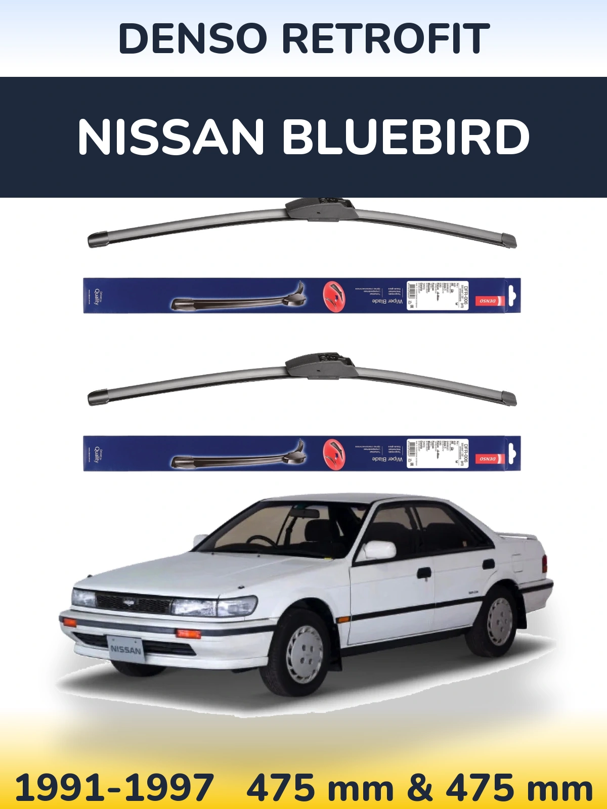 Ștergătoare Denso Retrofit pentru Nissan Bluebird