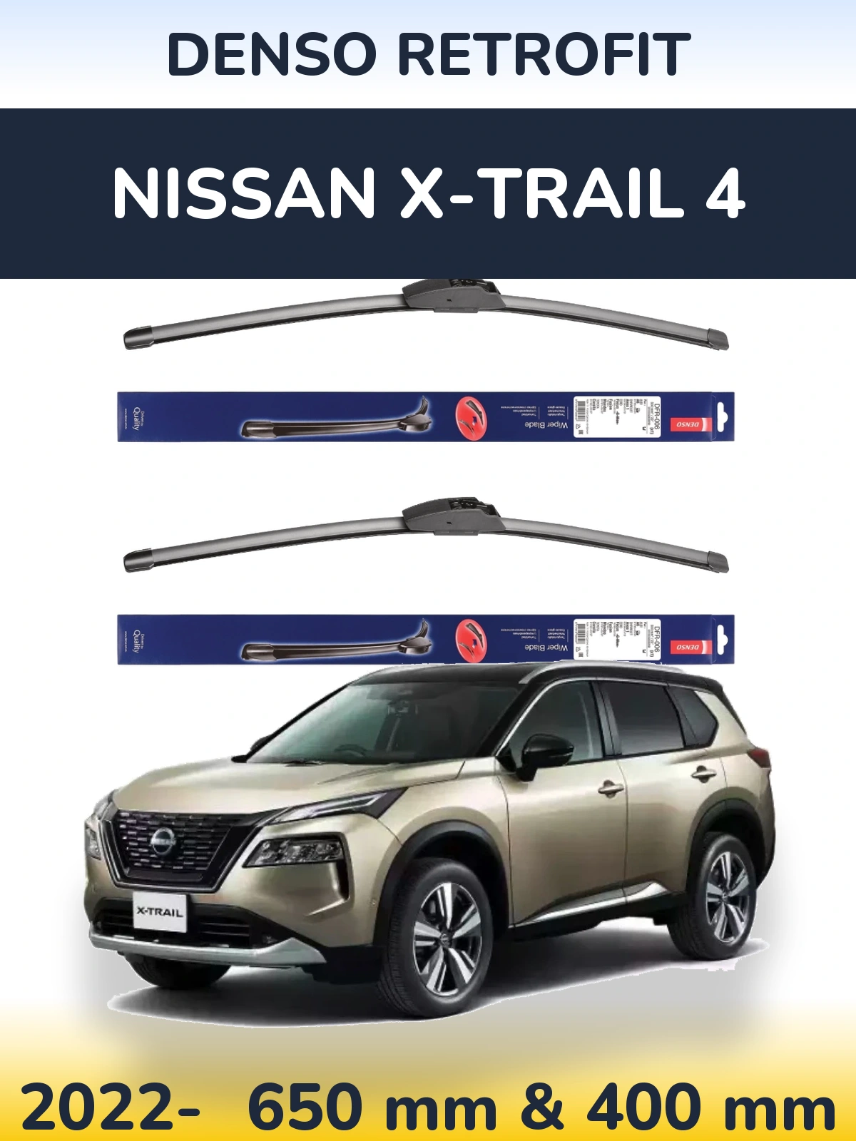 Ștergătoare Denso Retrofit pentru Nissan X-Trail 4