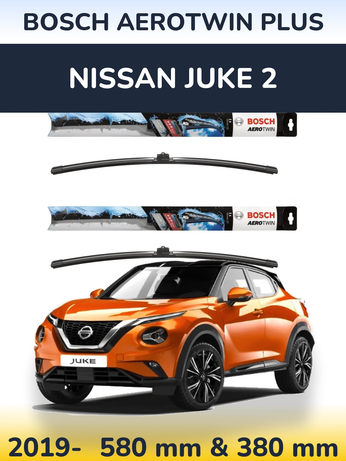 Ștergătoare BOSCH AeroTwin Plus pentru Nissan Juke 2