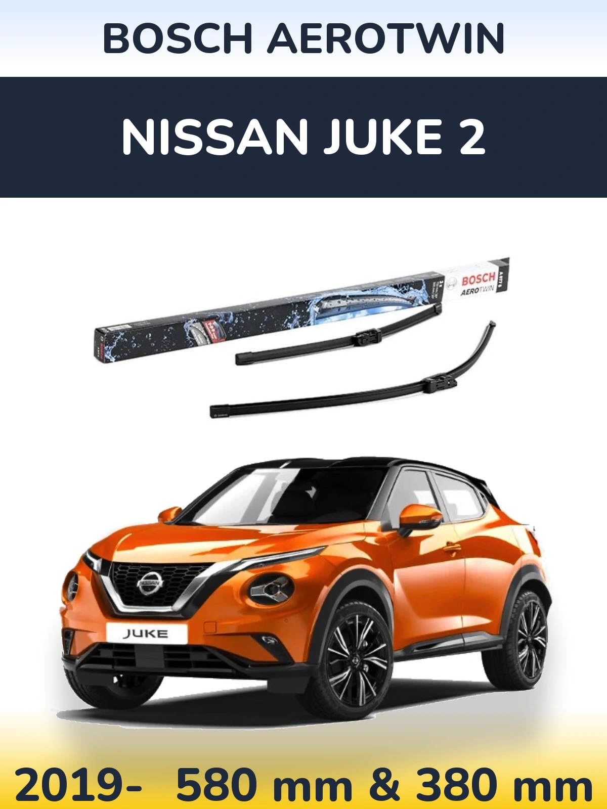 Ștergătoare BOSCH AeroTwin pentru Nissan Juke 2