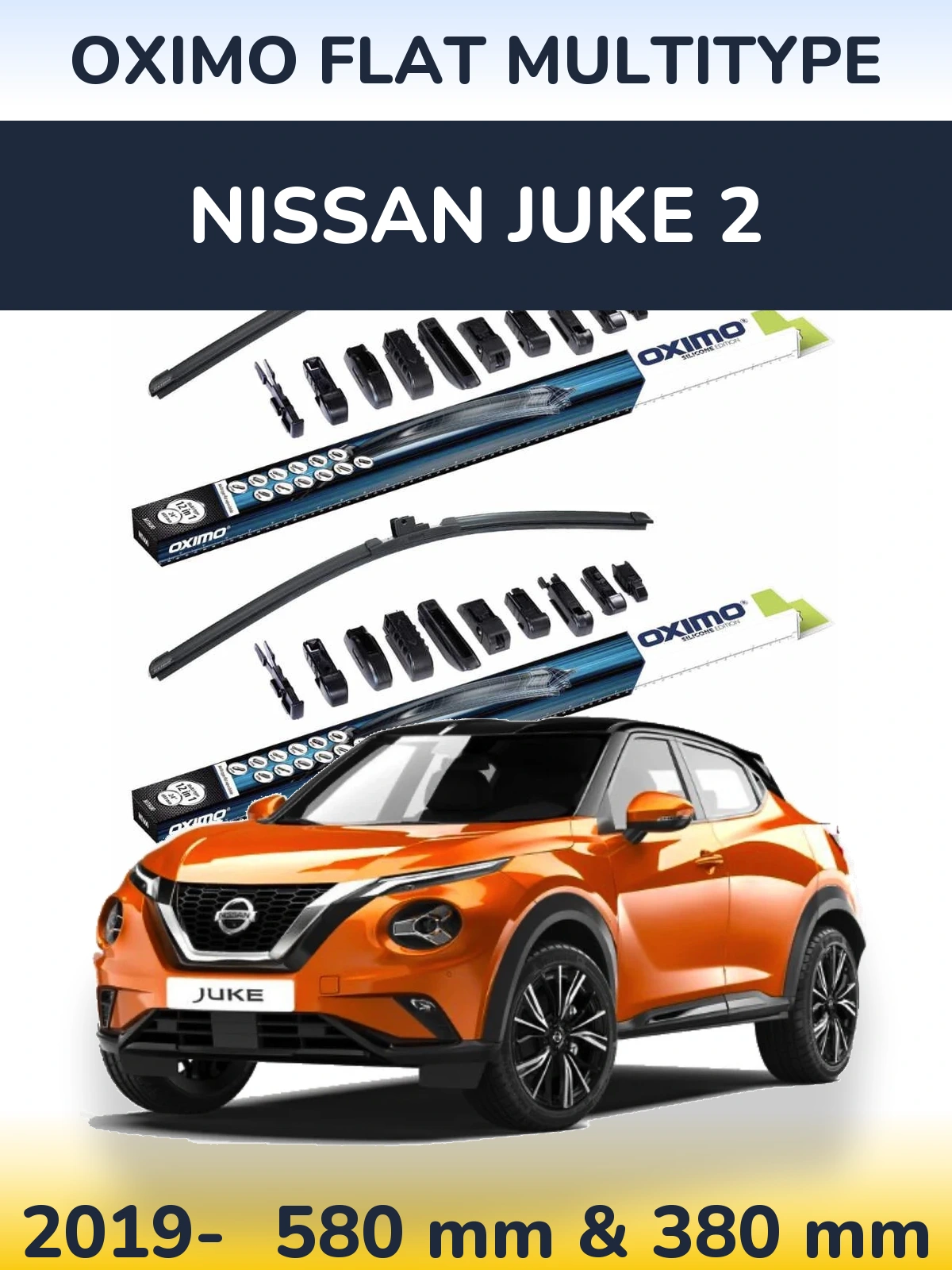 Ștergătoare Oximo Flat MultiTipe pentru Nissan Juke 2