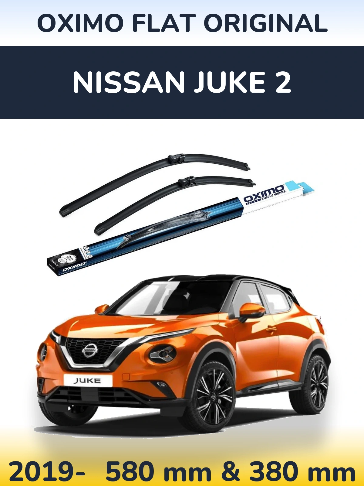 Ștergătoare Oximo Flat Original pentru Nissan Juke 2