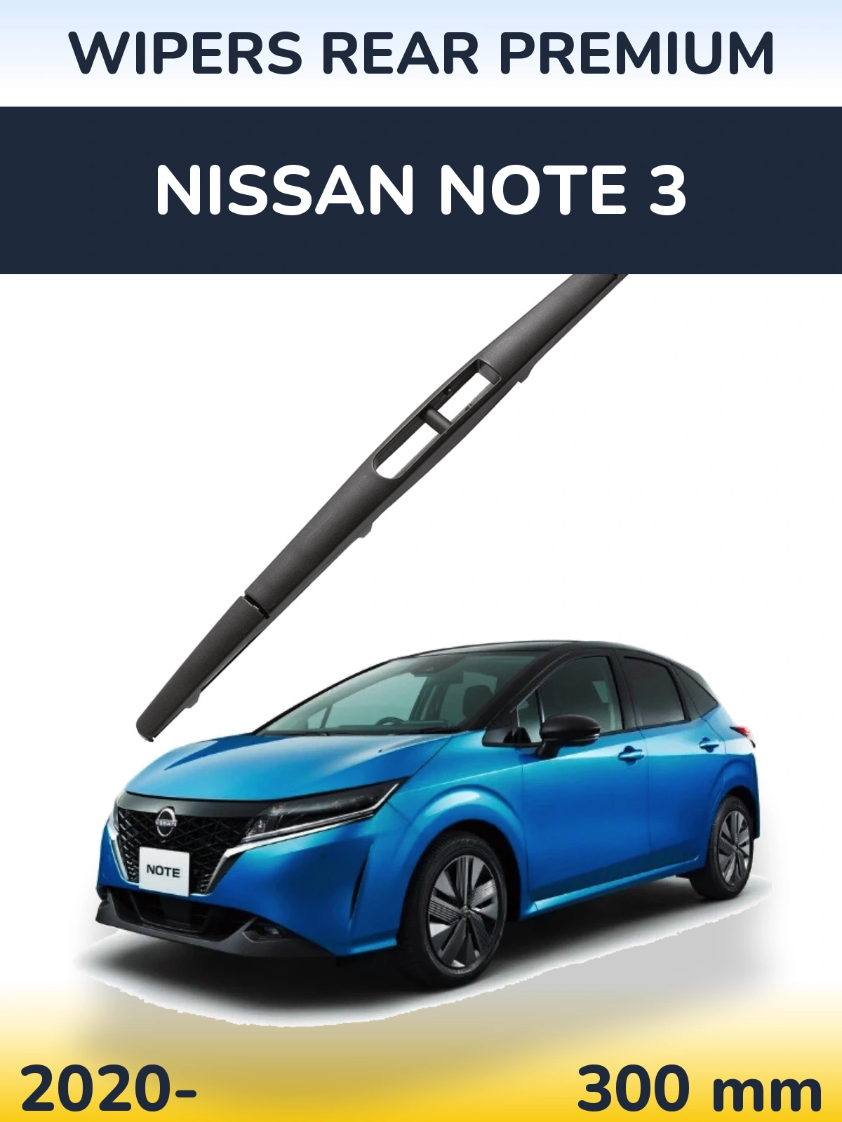 Ștergătoare WIPERS REAR PREMIUM pentru Nissan Note 3