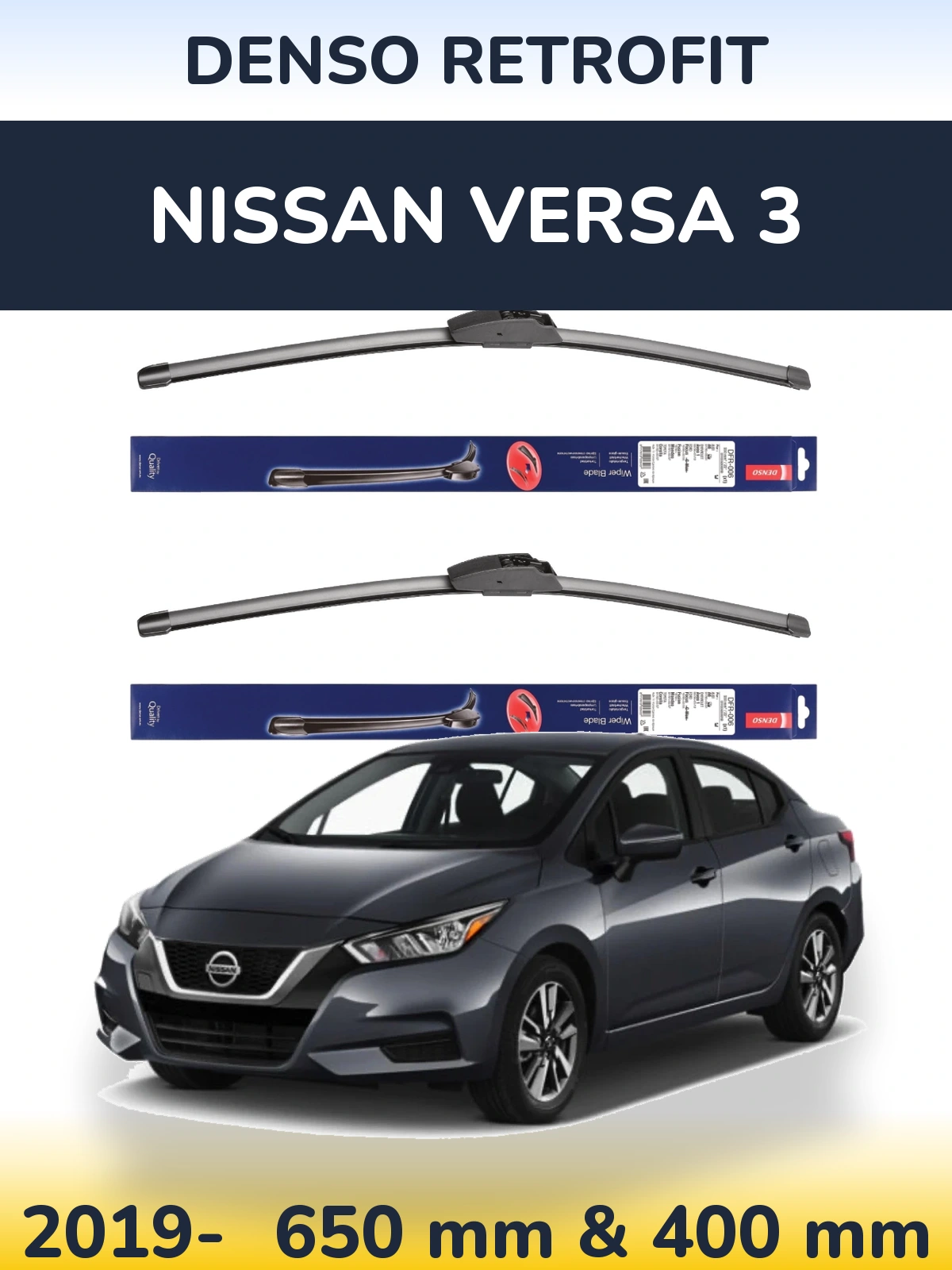 Ștergătoare Denso Retrofit pentru Nissan Versa 3