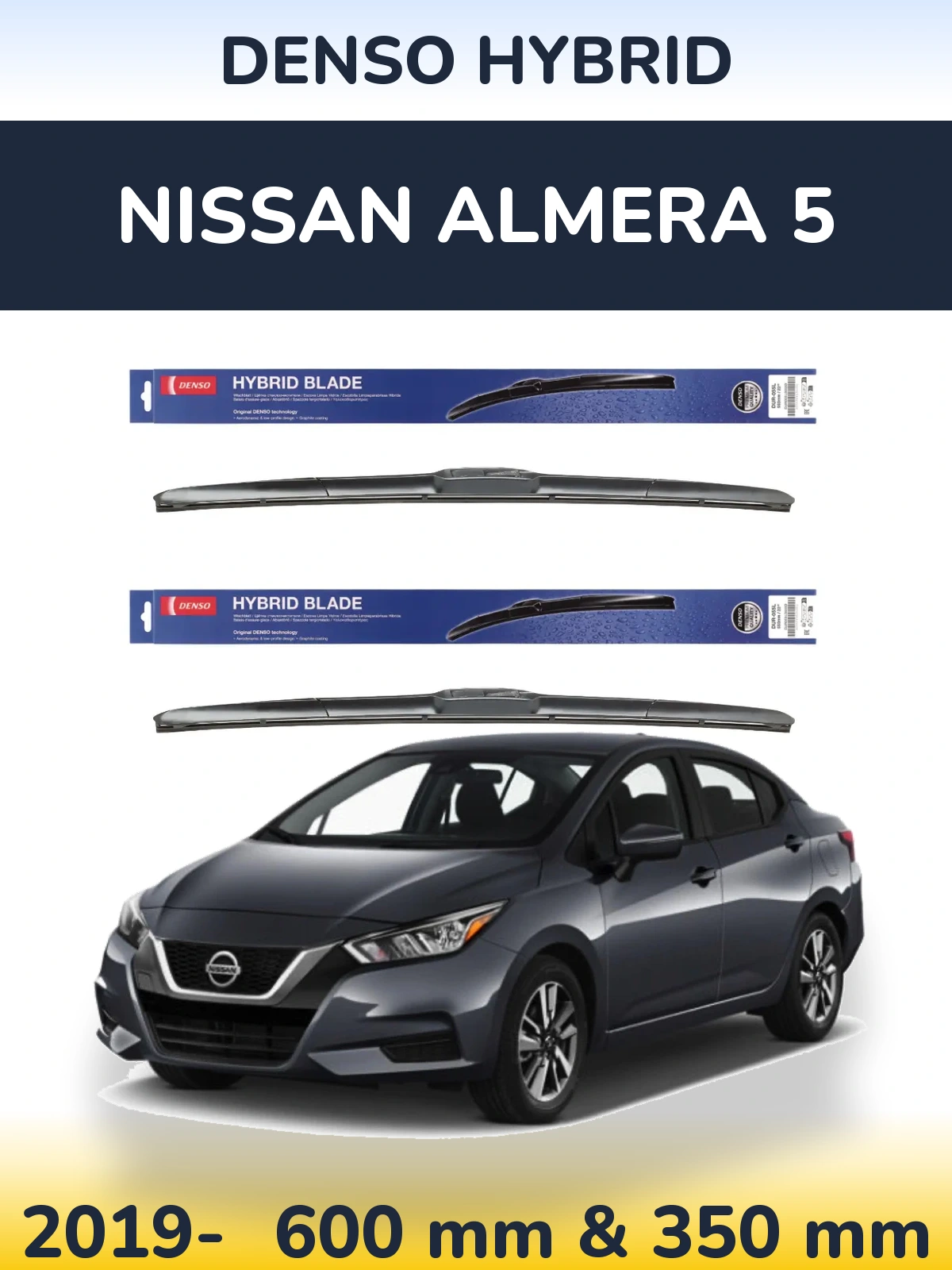 Ștergătoare Denso Hybrid pentru Nissan Almera 5