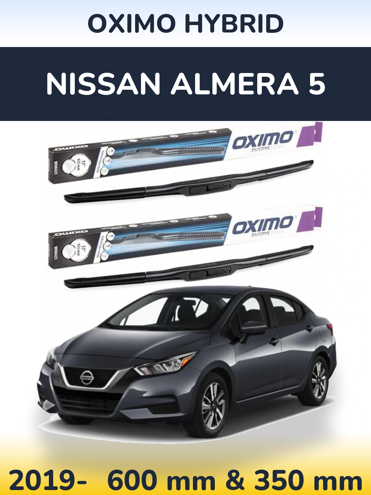 Ștergătoare Oximo Hybrid pentru Nissan Almera 5