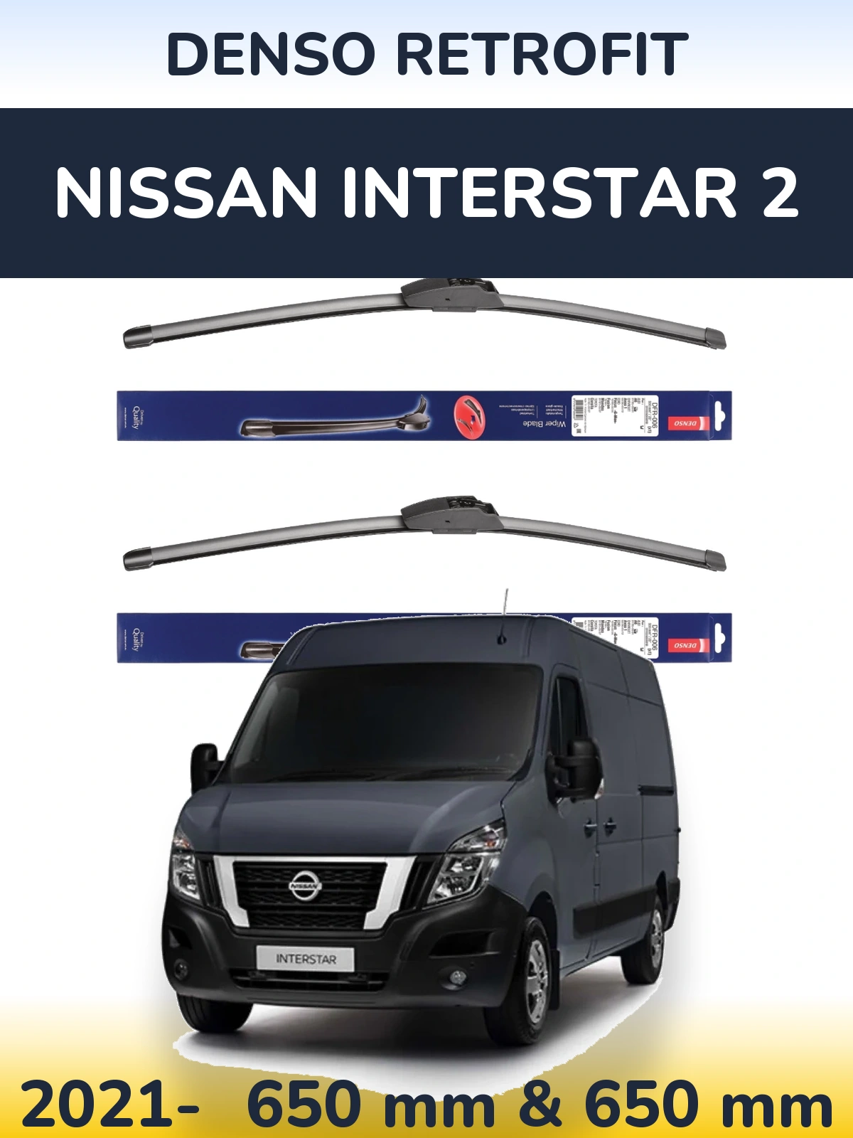 Ștergătoare Denso Retrofit pentru Nissan Interstar 2