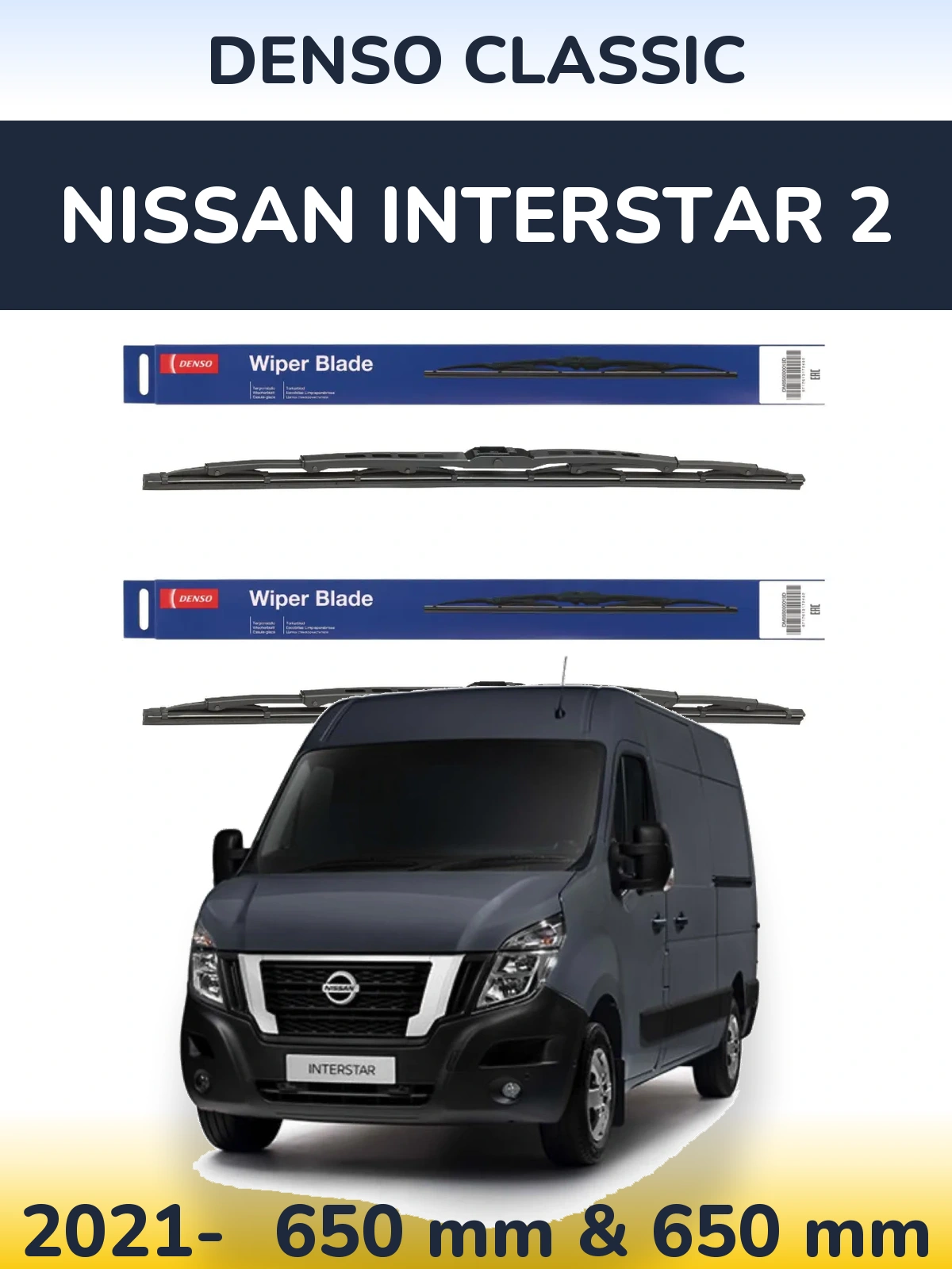 Ștergătoare Denso Classic pentru Nissan Interstar 2