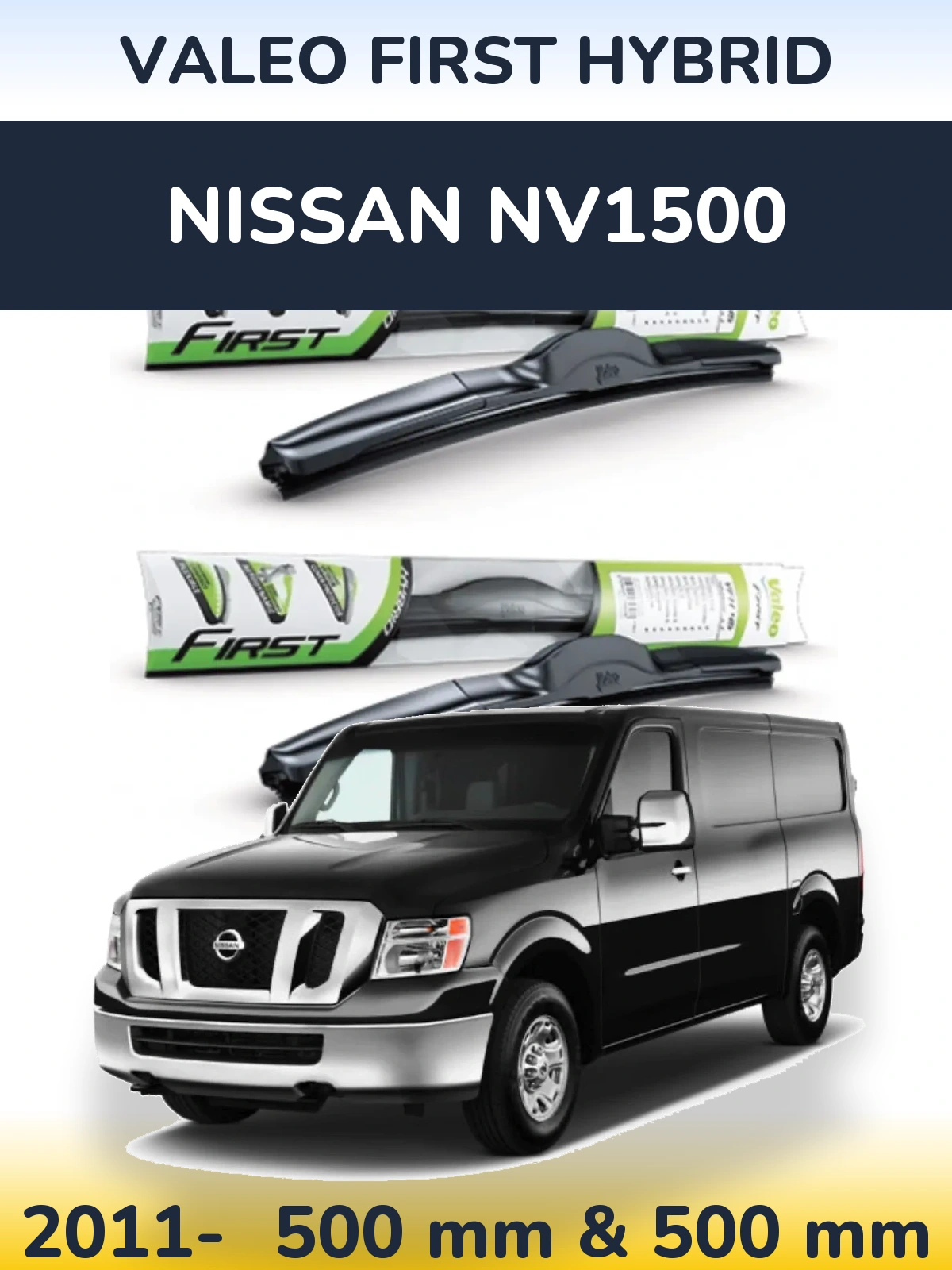 Ștergătoare Valeo First Hybrid pentru Nissan NV1500